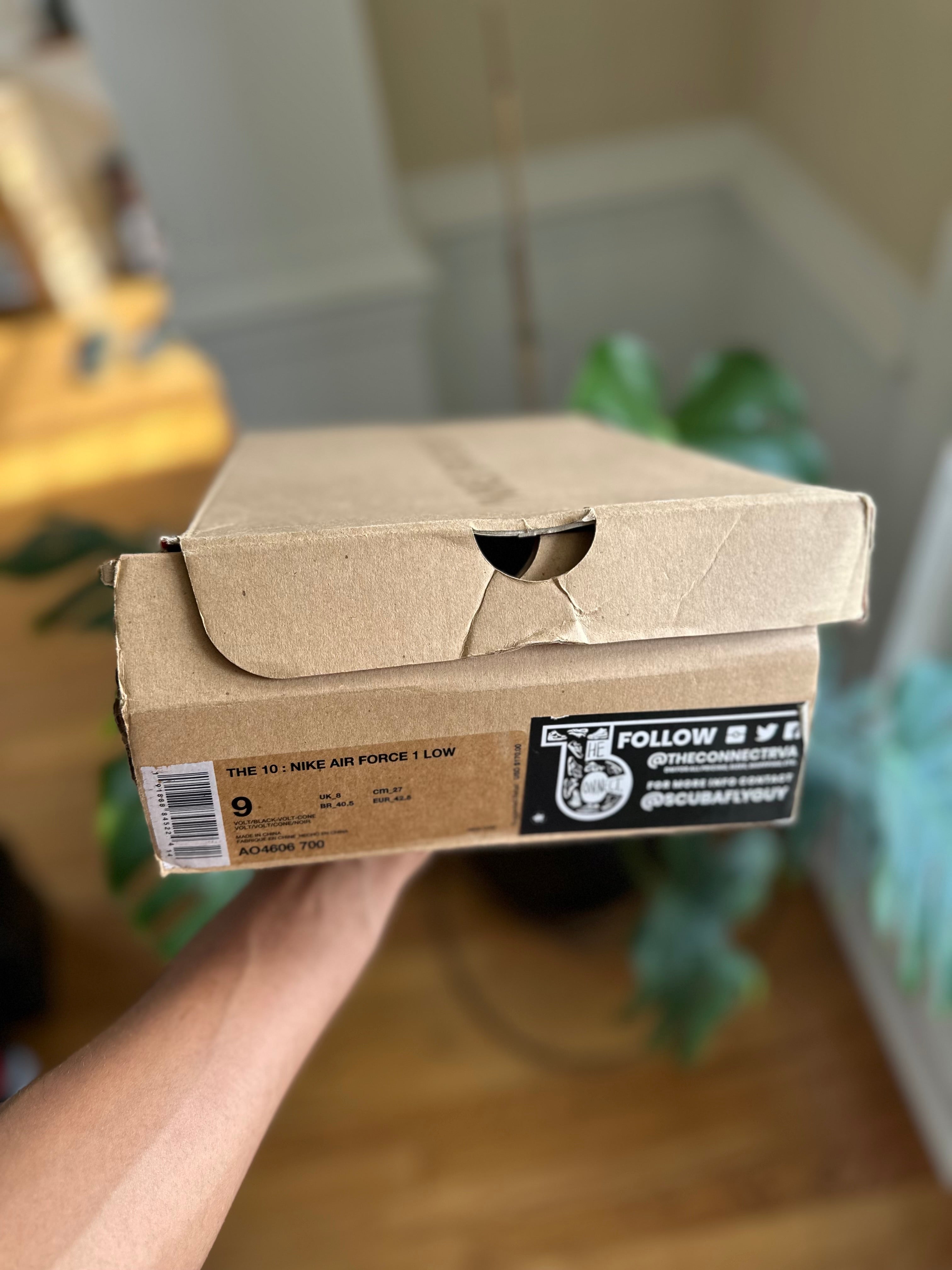 Size 9 - AF1 Off white Volt