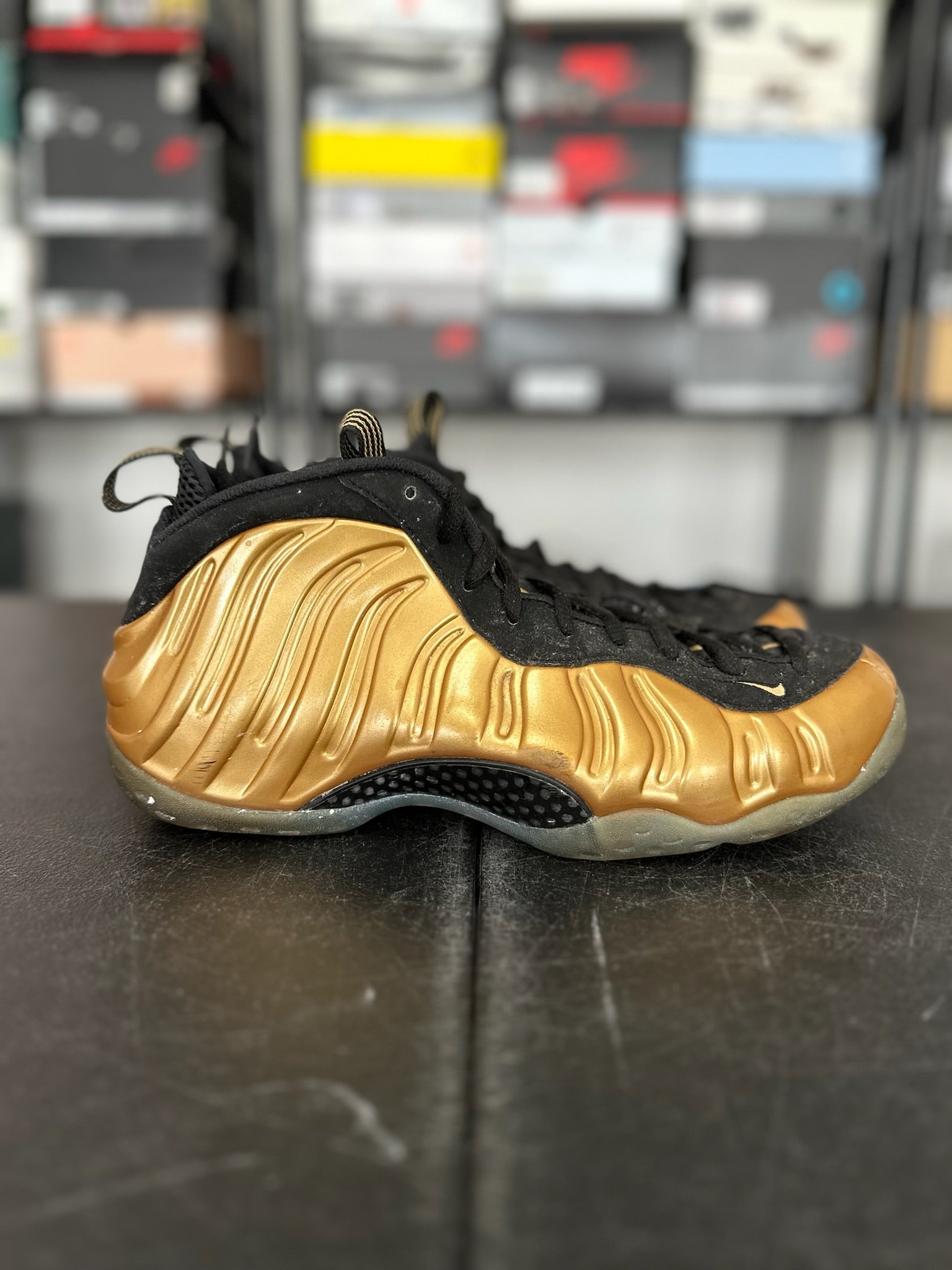 Size 12 - Foamposite 1 Metallic Gold
