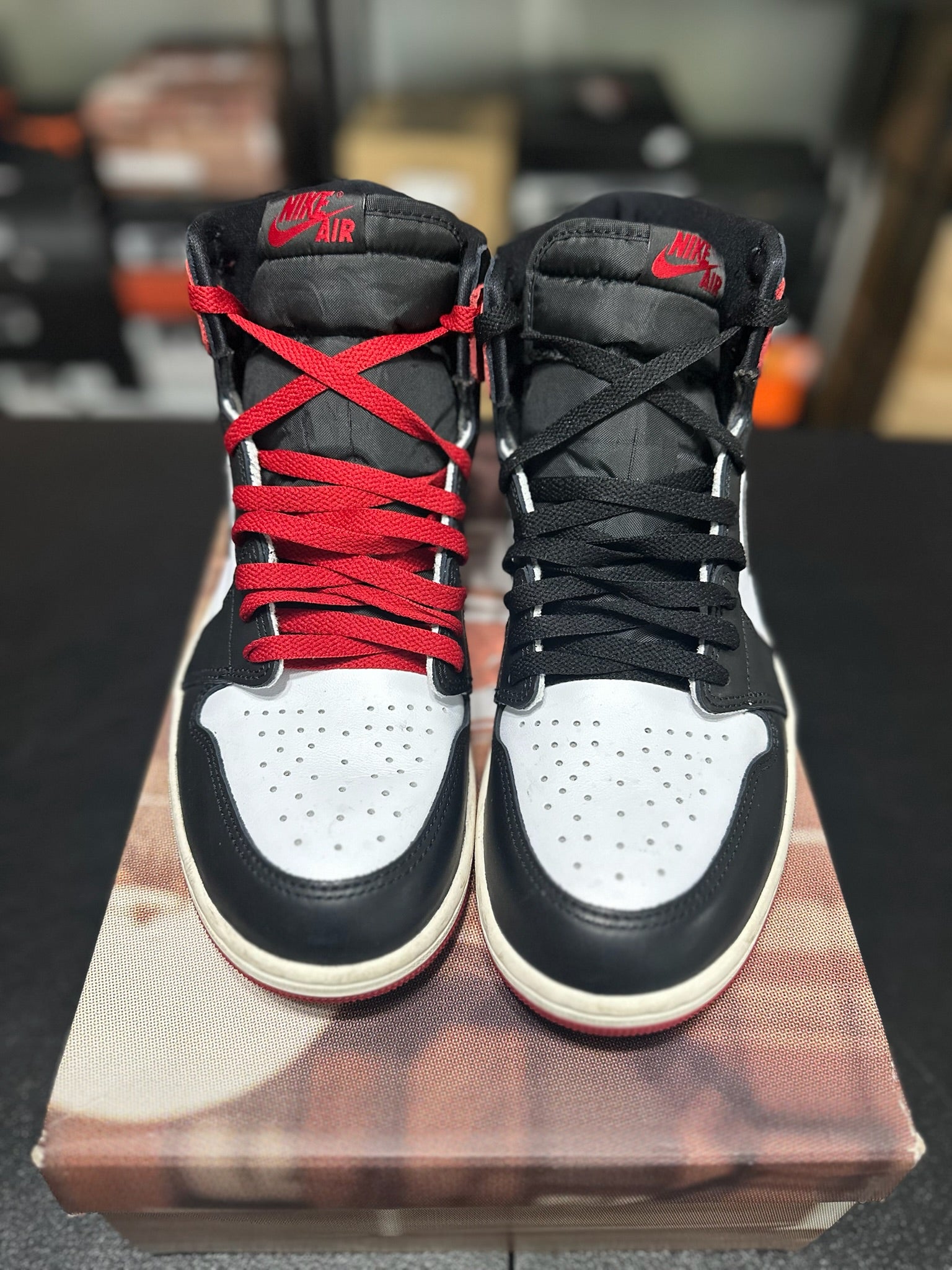 Size 9.5 - J1 High Black Toe Reimagined