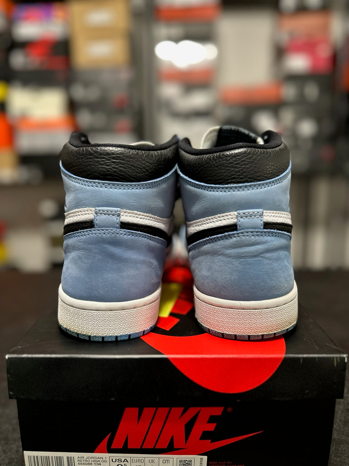 Size 9.5 - J1 High University Blue