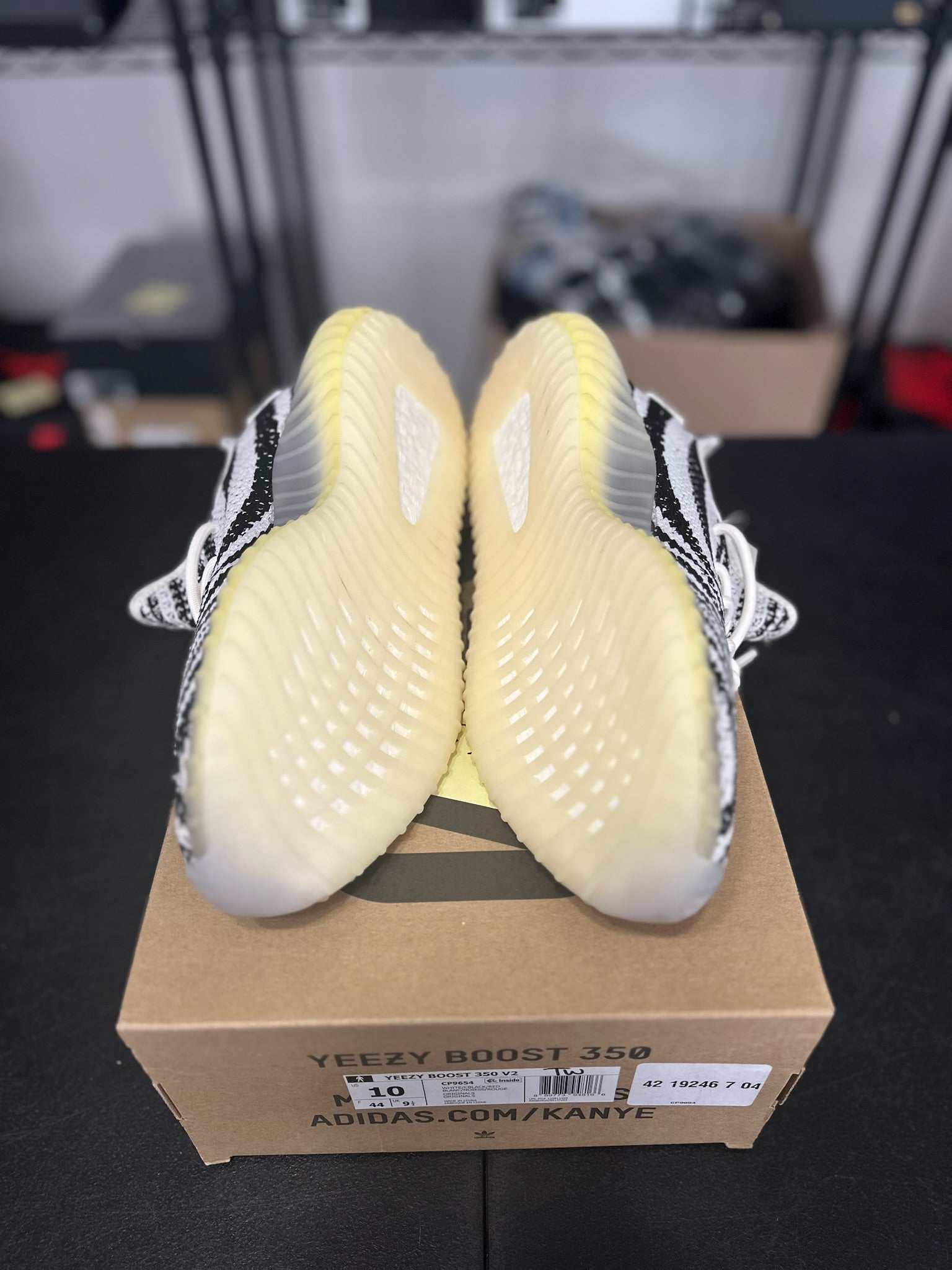Size 10 - YZY Boost 350 V2 Zebra DS