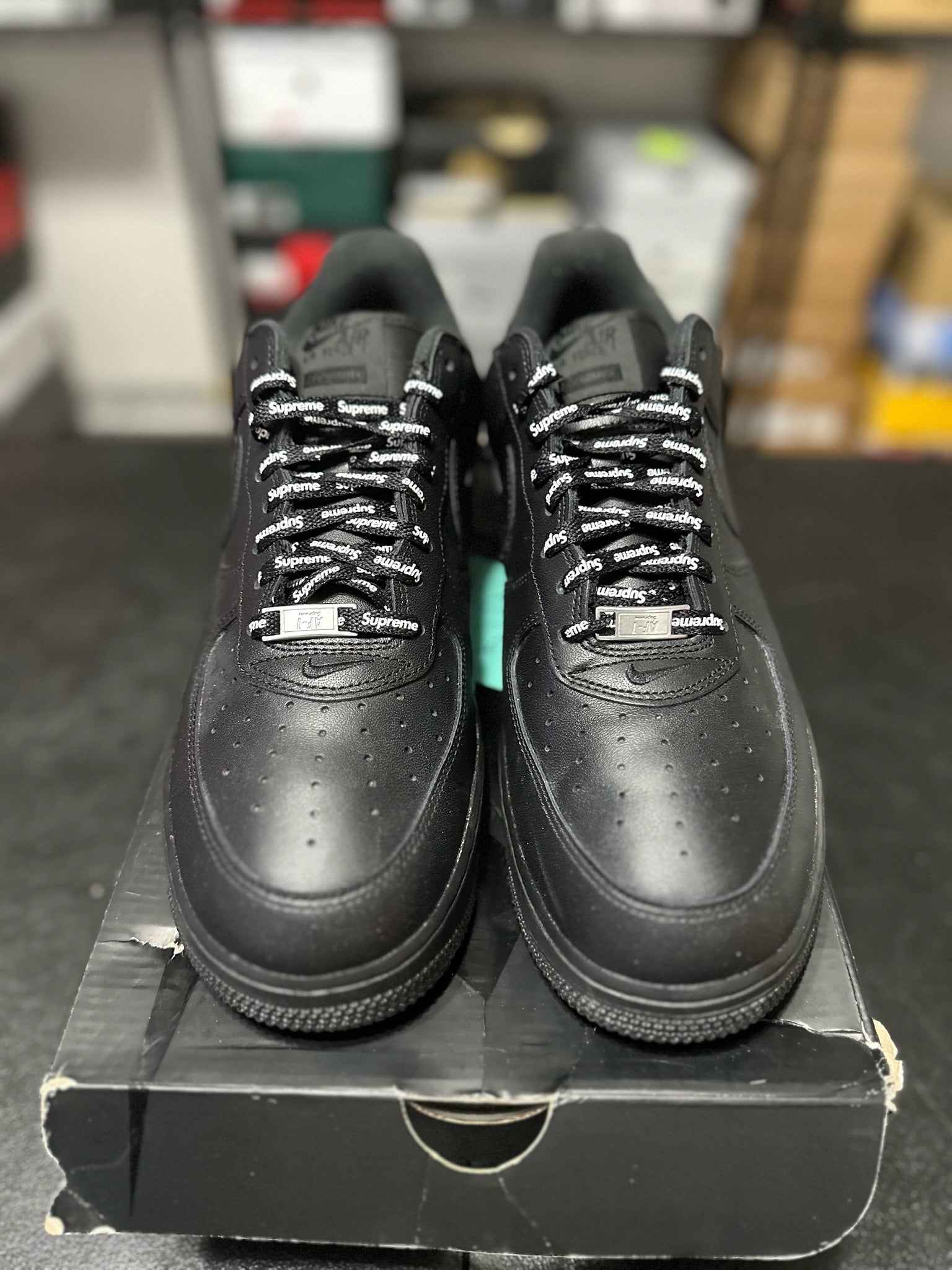 Size 12 - AF1 Low Supreme Black