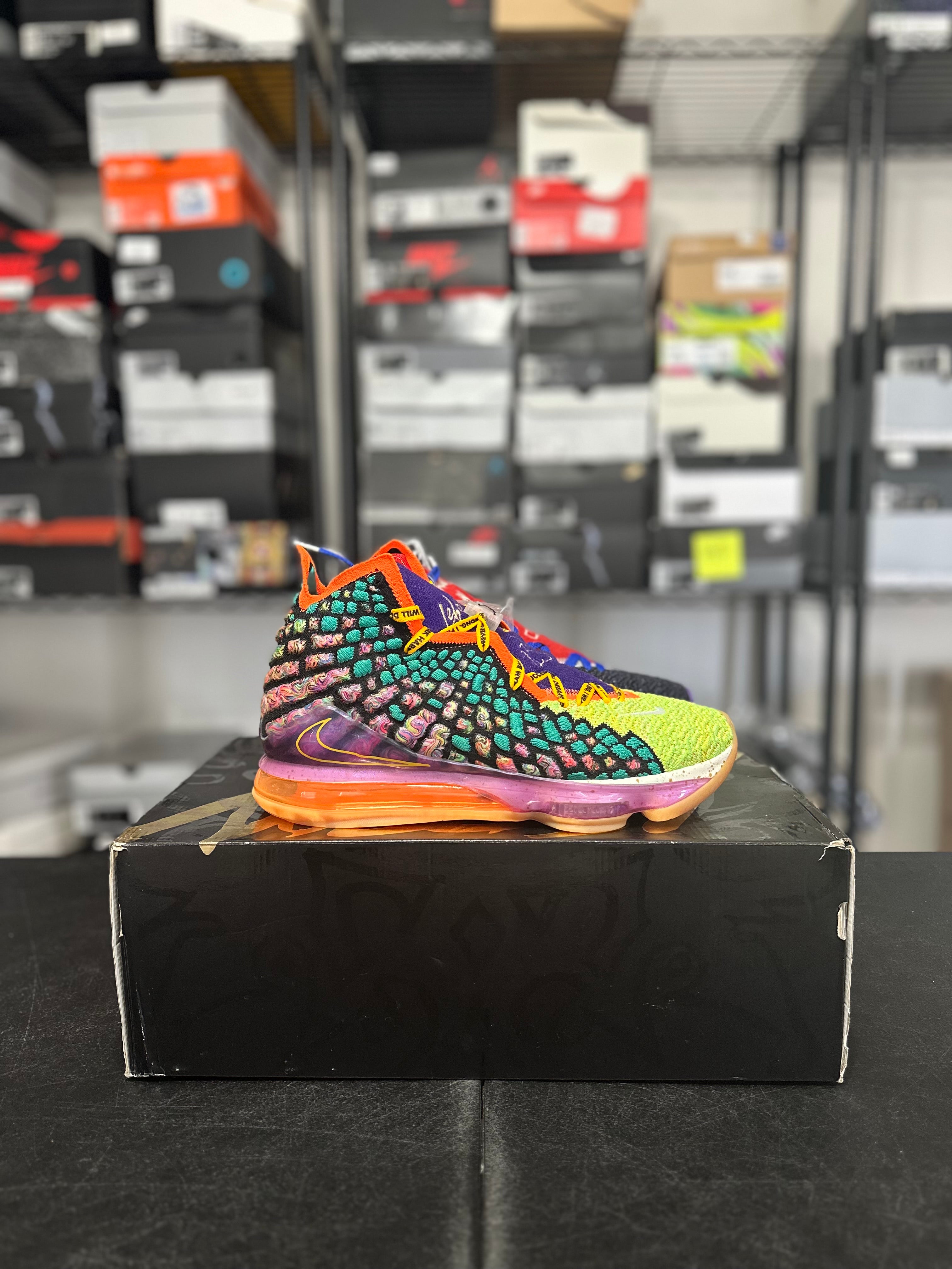 Size 9 - LeBron 17 What the DS