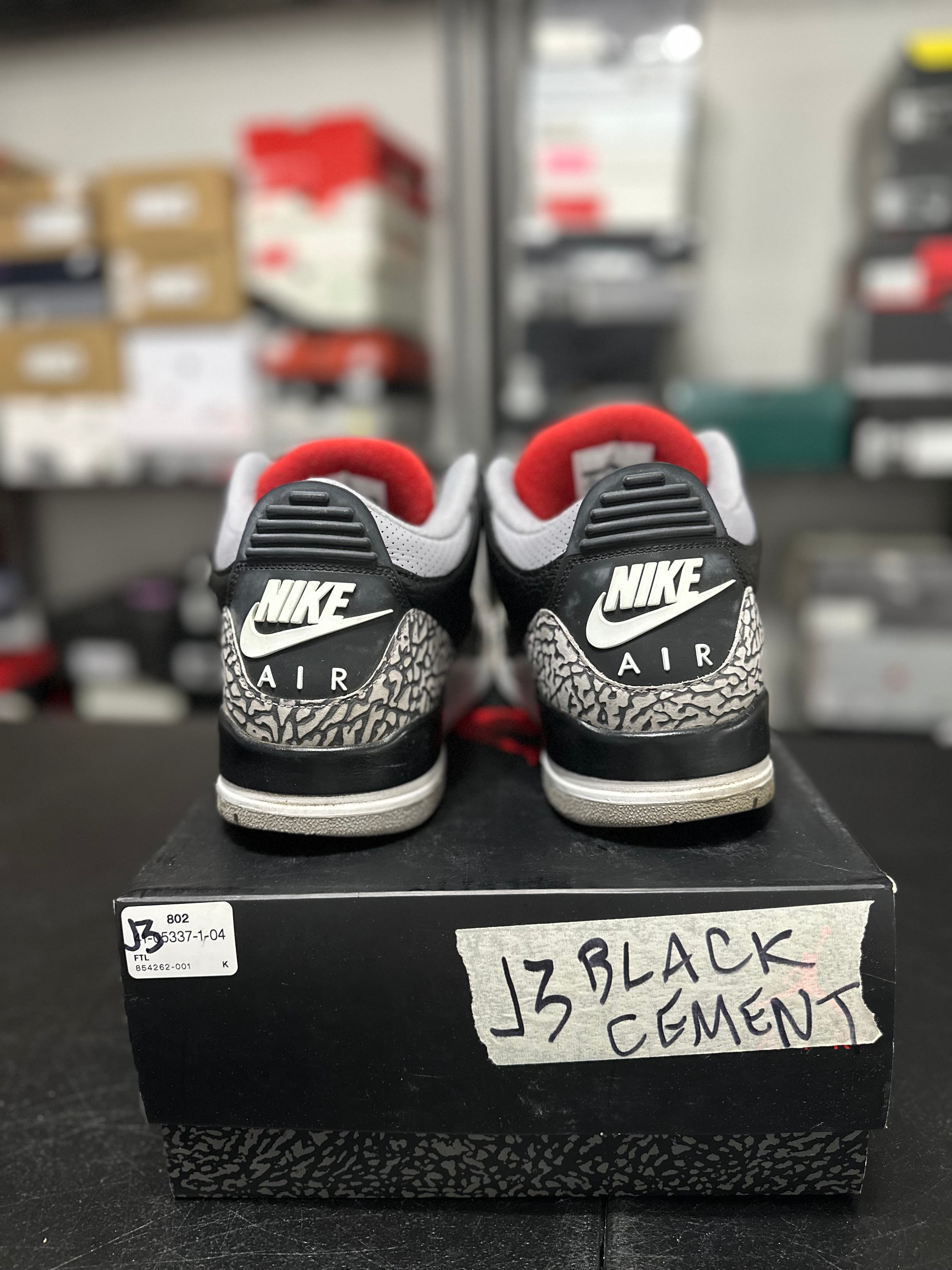 Size 10.5 - J3 black cement 2018