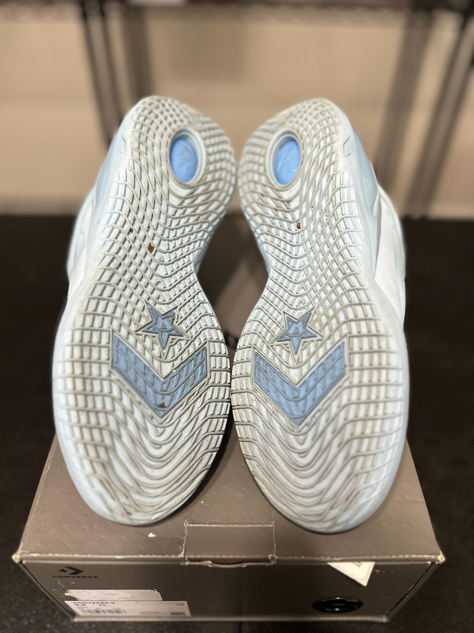 Size 9.5 - Converse SHAI 001 Masi Blue