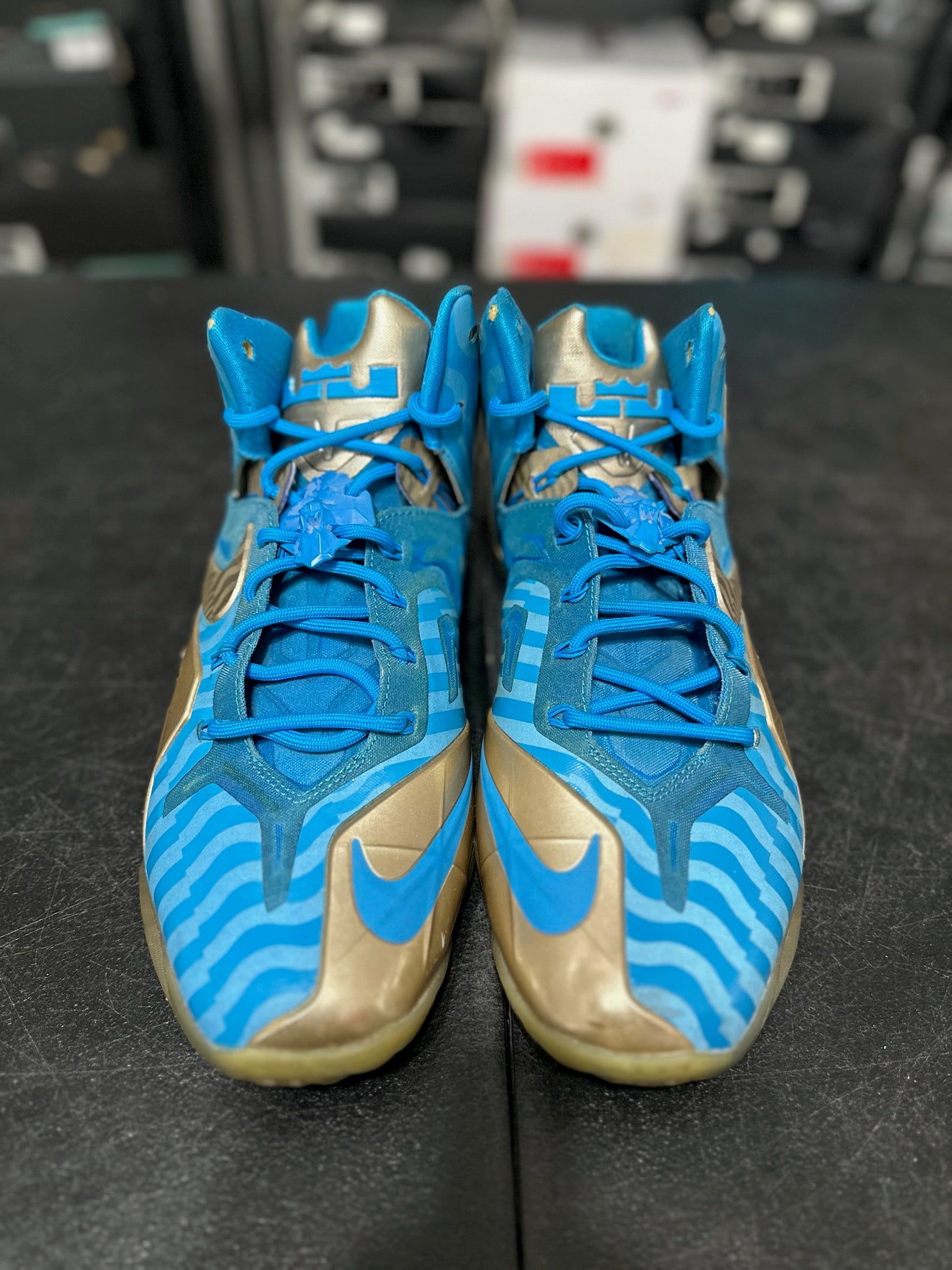 Size 12 - LeBron 11 Elite Maison 3M Blue