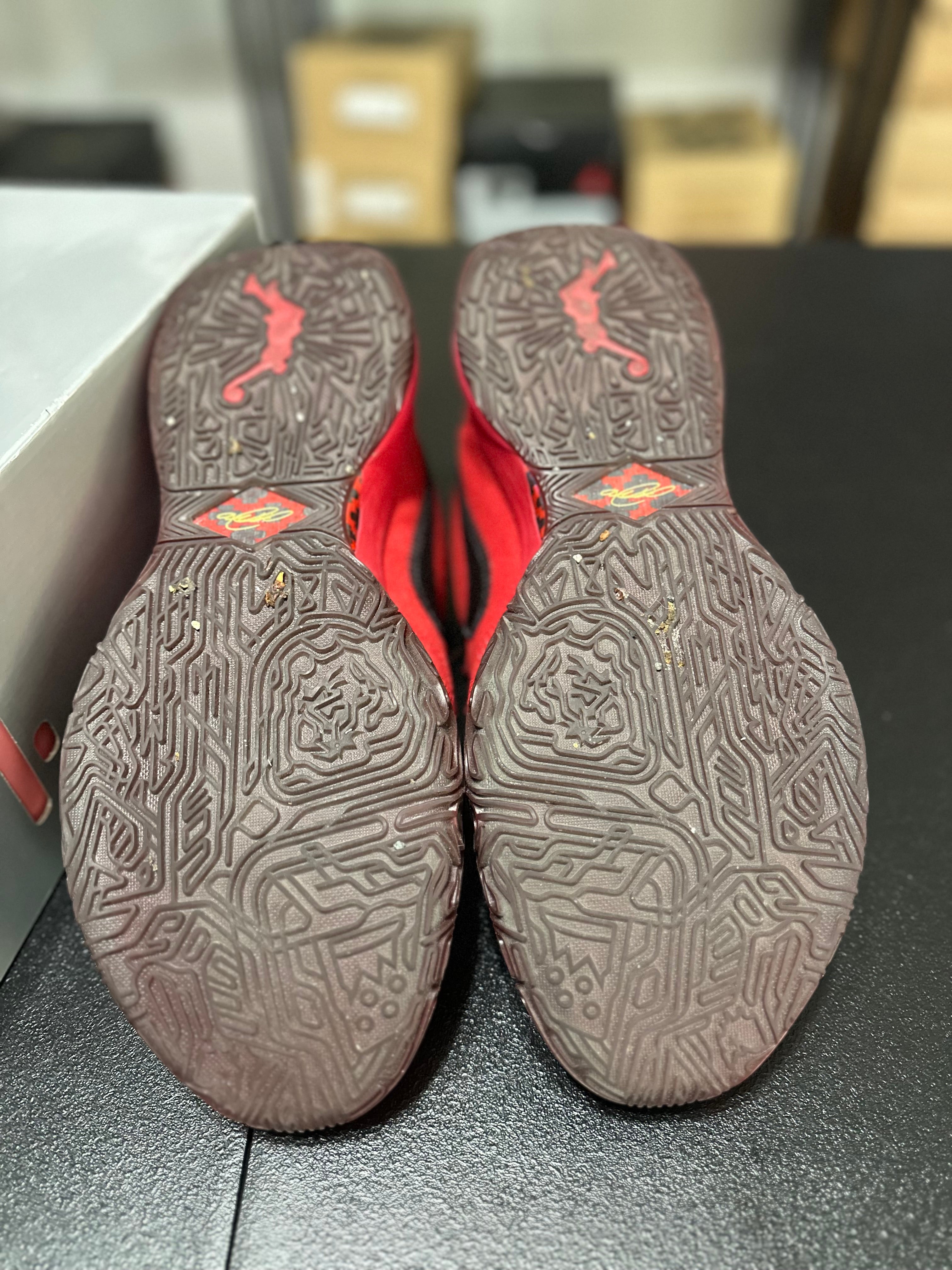Size 14 - LeBron 20 gym red
