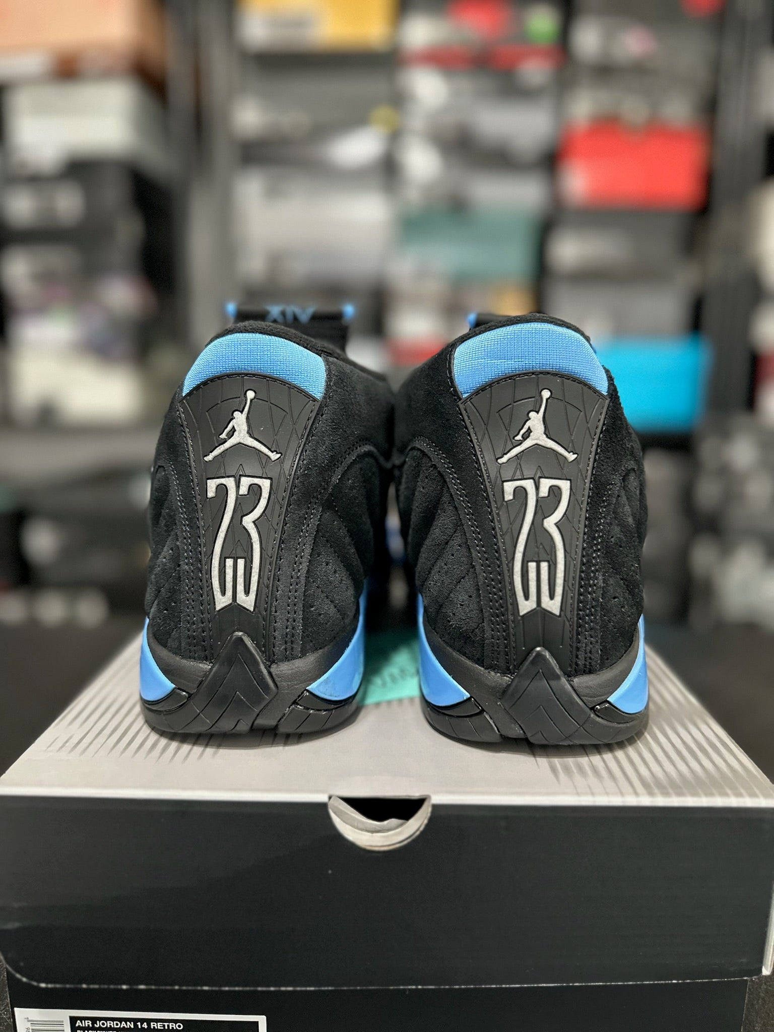 Size 11 - J14 Black University Blue
