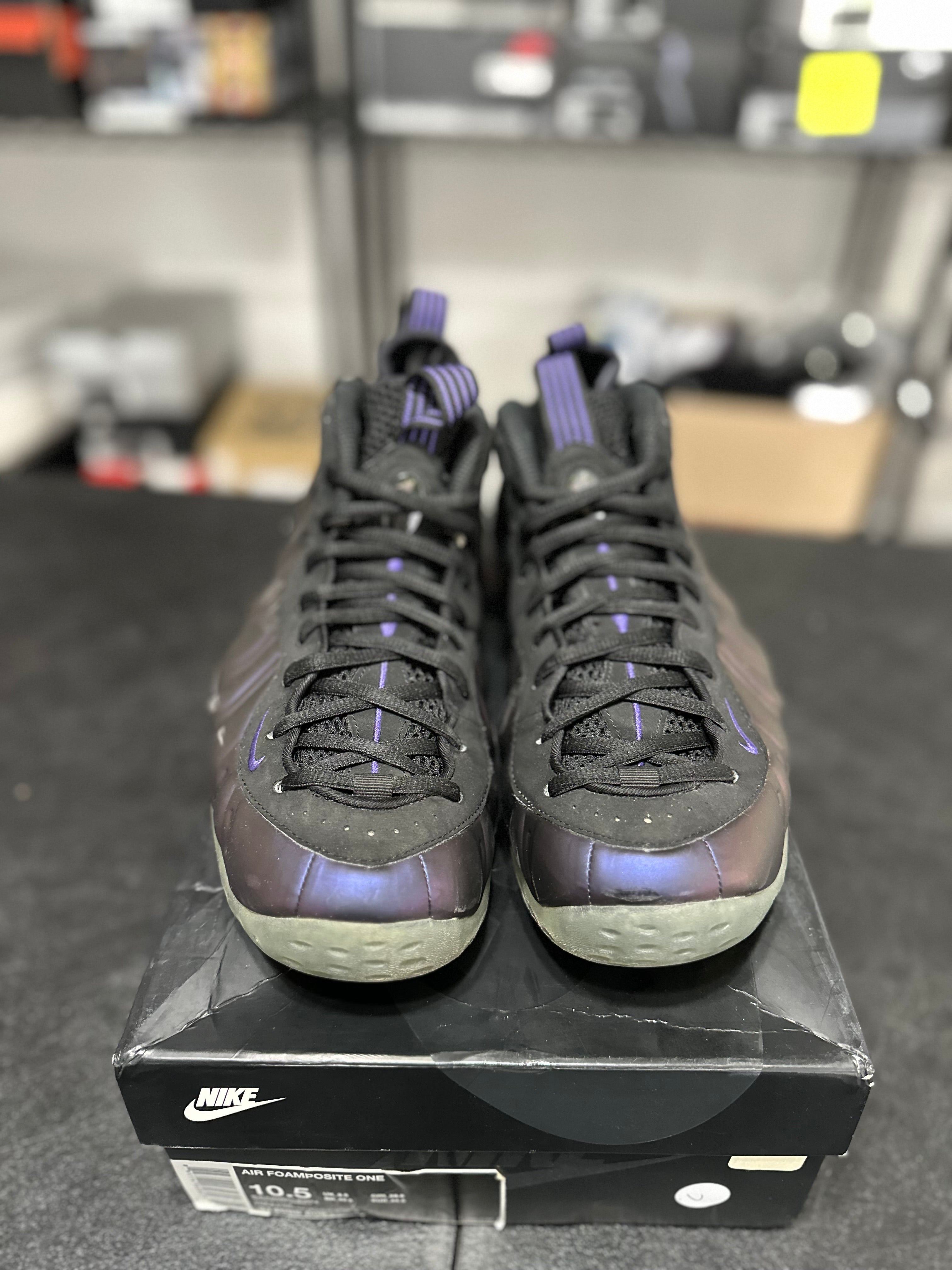 Size 11 - Foamposite eggplant