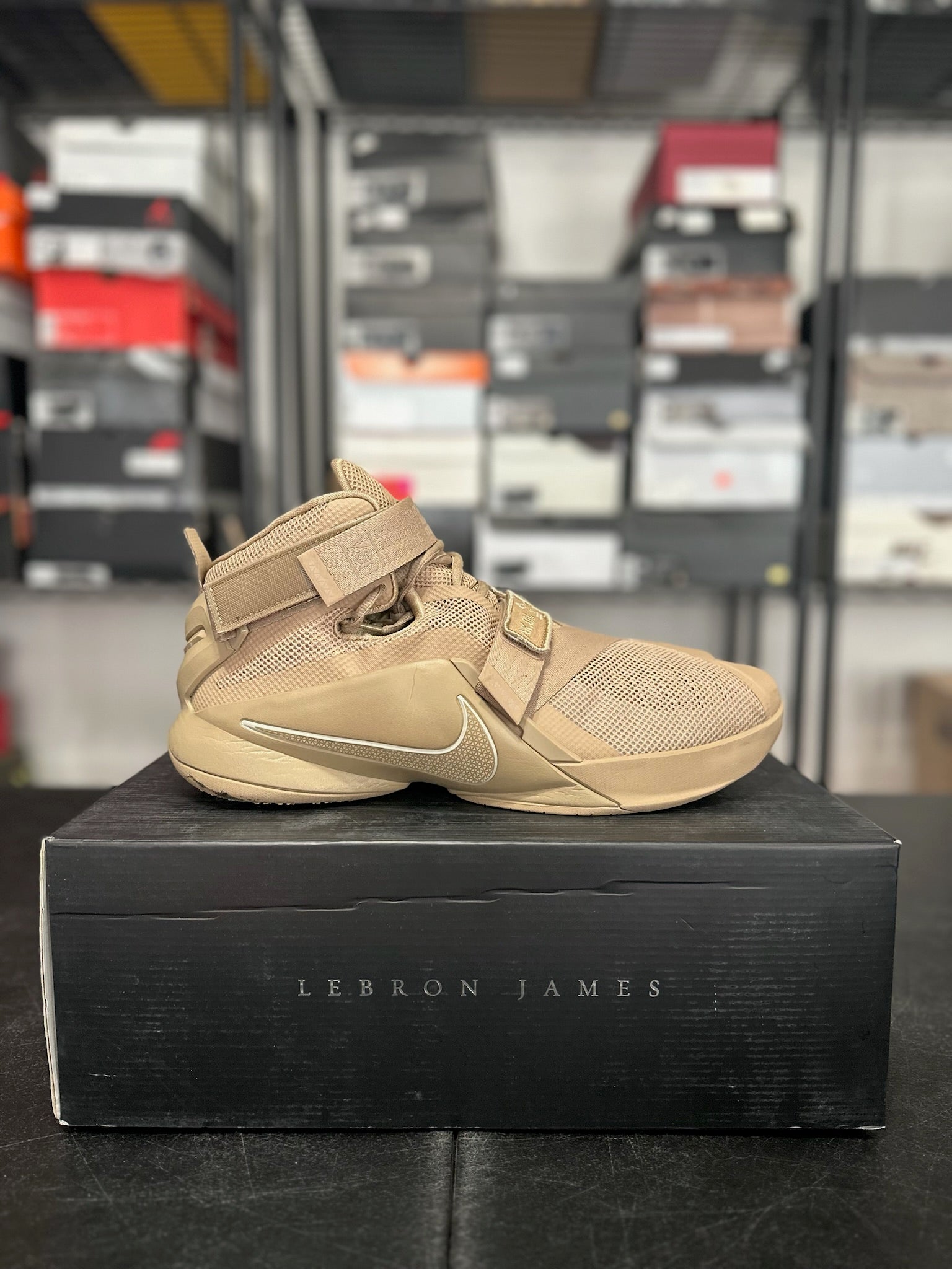 Size 14 - LeBron 9 PRM Desert Camo