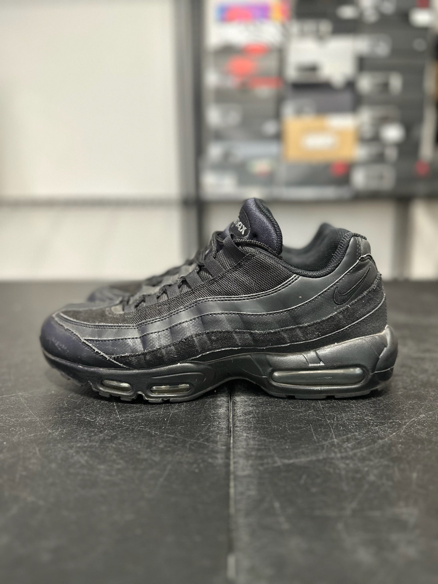 Size 12 - Air Max 95 Essential Triple Black