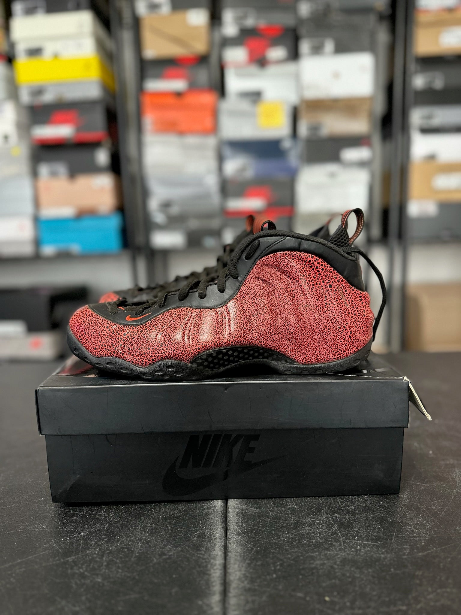 Size 11 - Foamposite 1 Cracked Lava