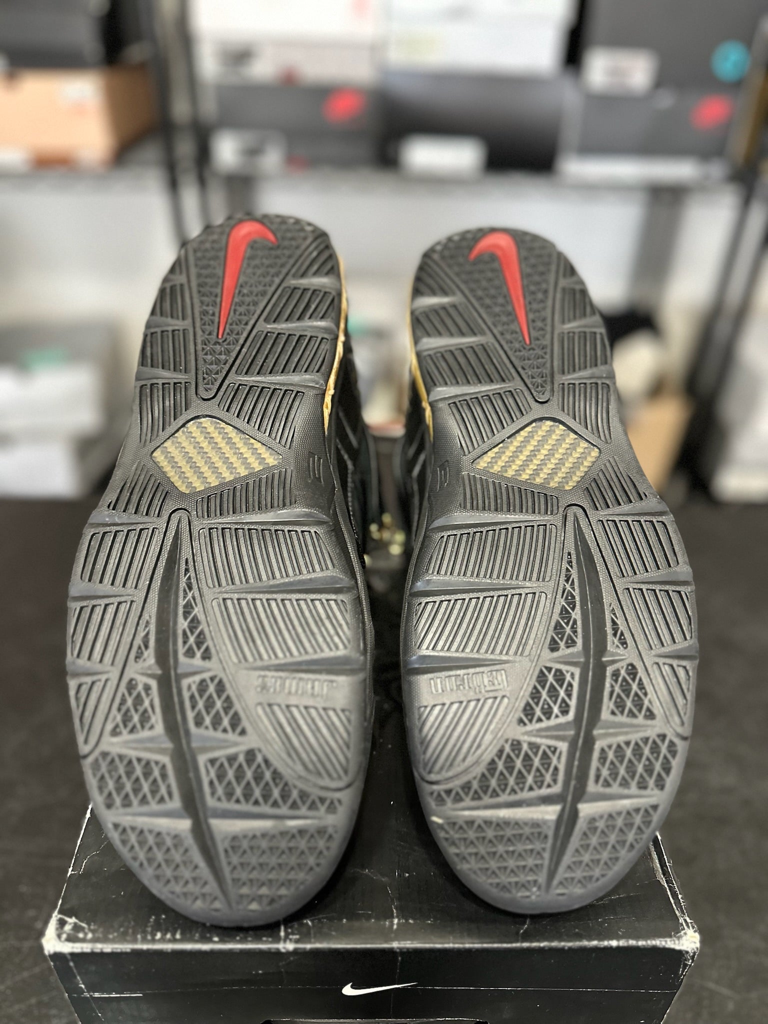 Size 13 - LeBron Zoom 3 Black Metallic Gold