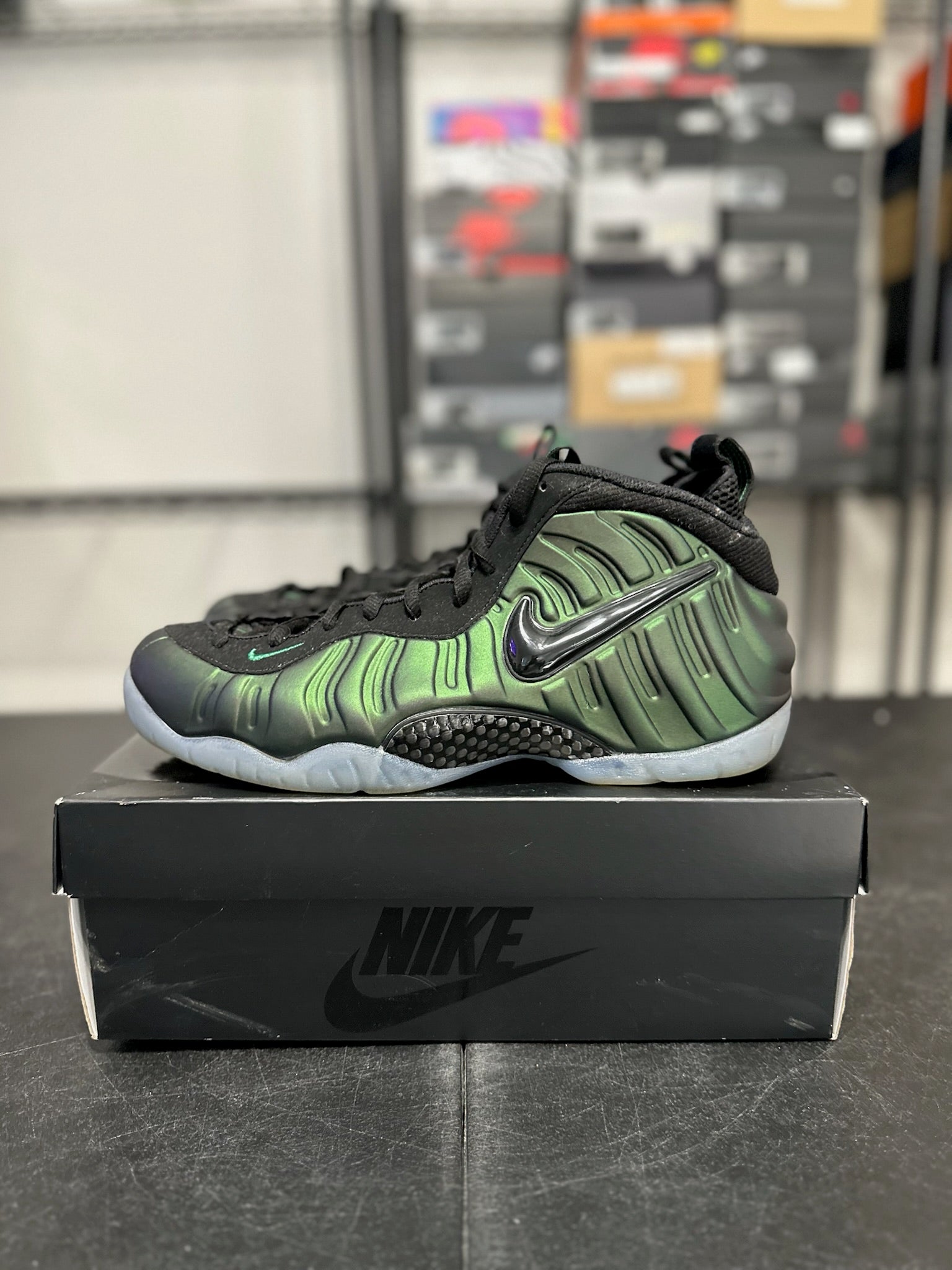 Size 12 - Foamposite Pro Pine Green