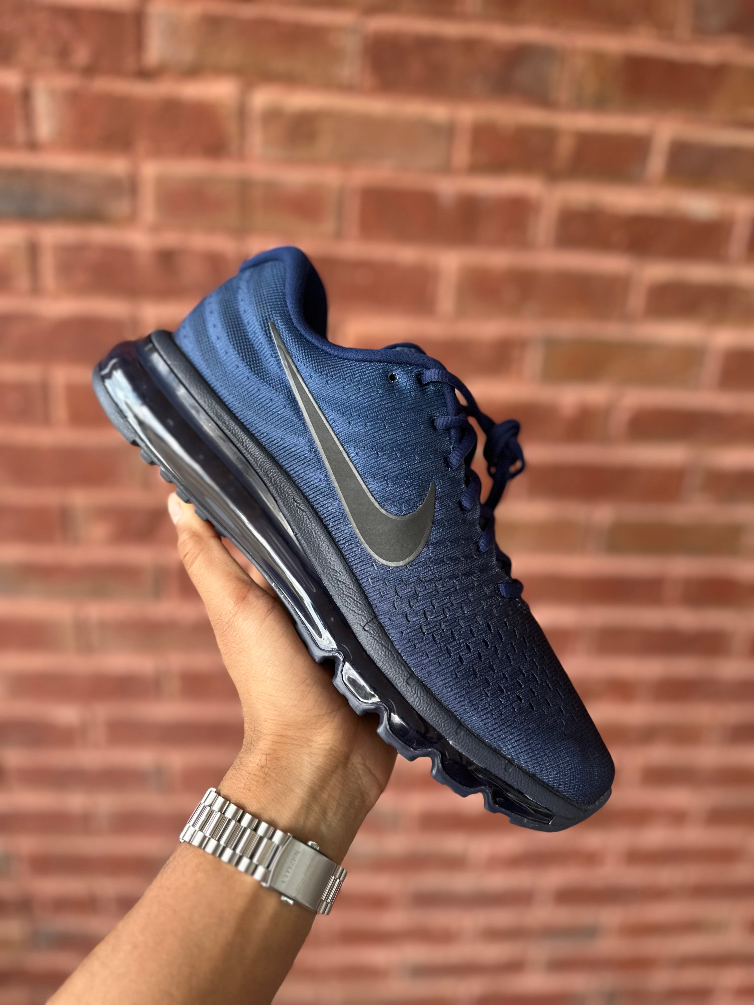 Size 9.5 - Nike air max 2017 binary blue