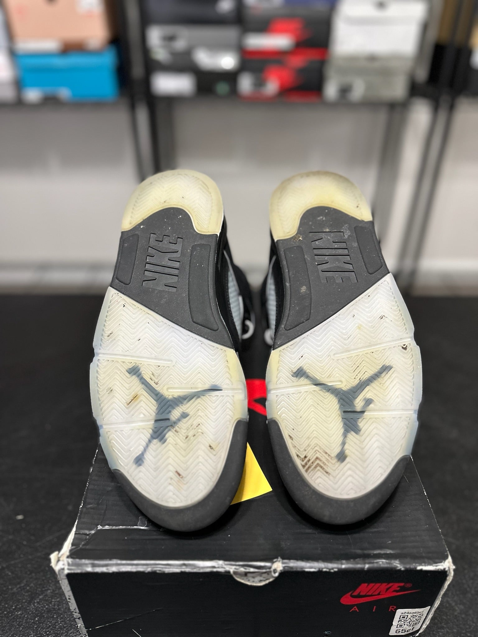 Size 9.5 - J5 Black Metallic Reimagined