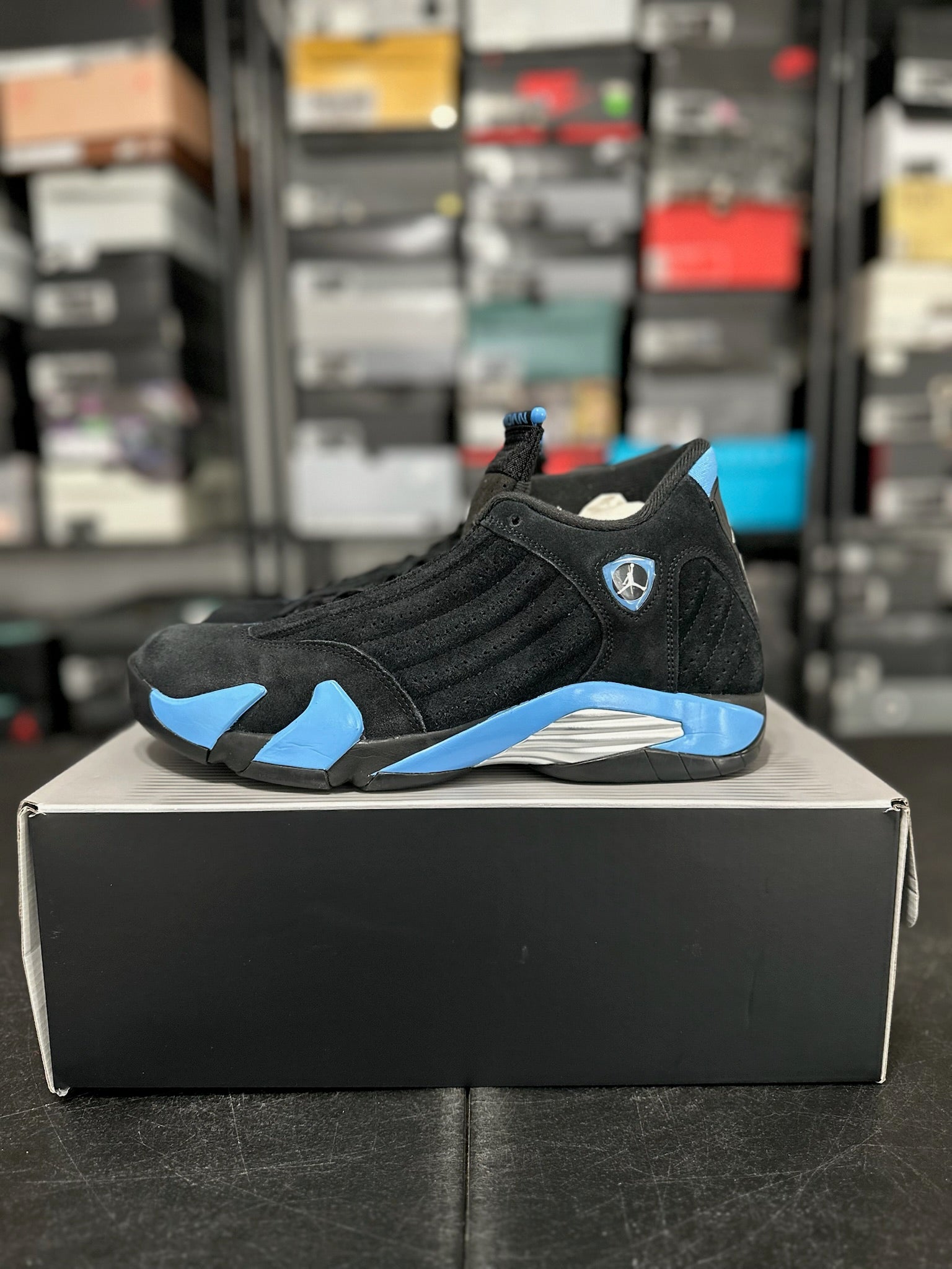 Size 11 - J14 Black University Blue