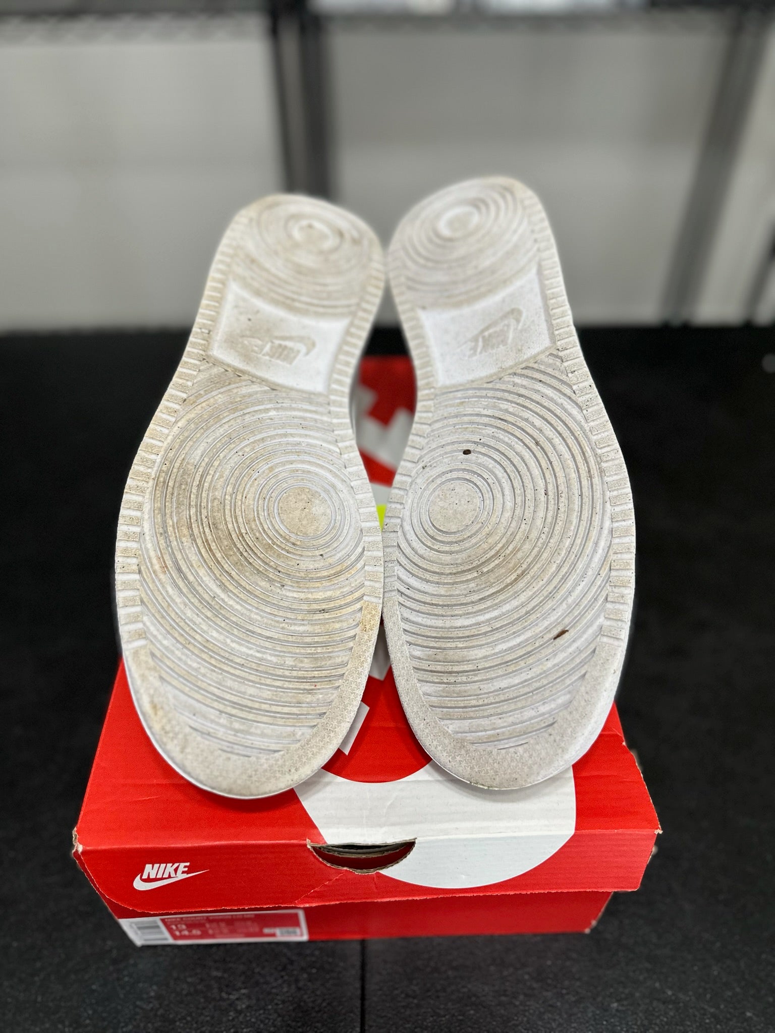 Size 13 - Nike Court Vision Low Next Nature Triple White