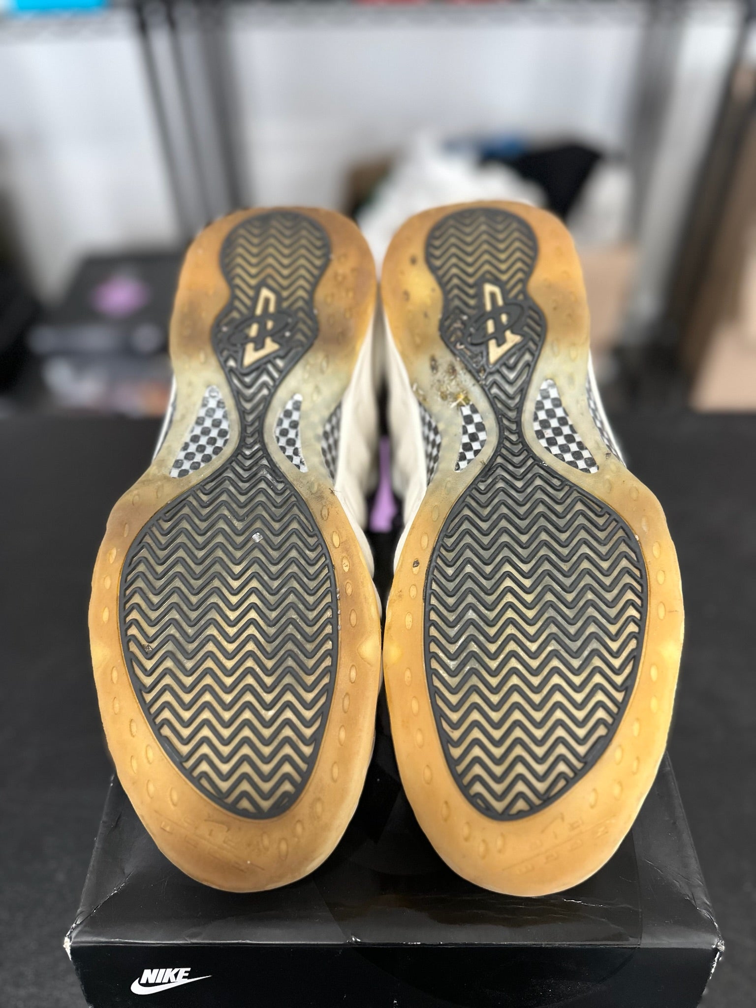 Size 12 - Foamposite 1 Light Orewood Brown