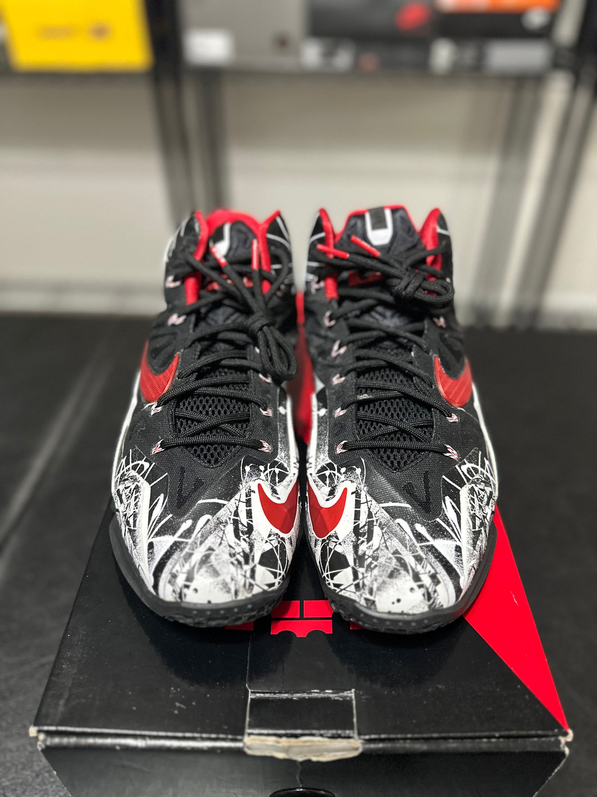 Size 10 - LeBron 11 graffiti