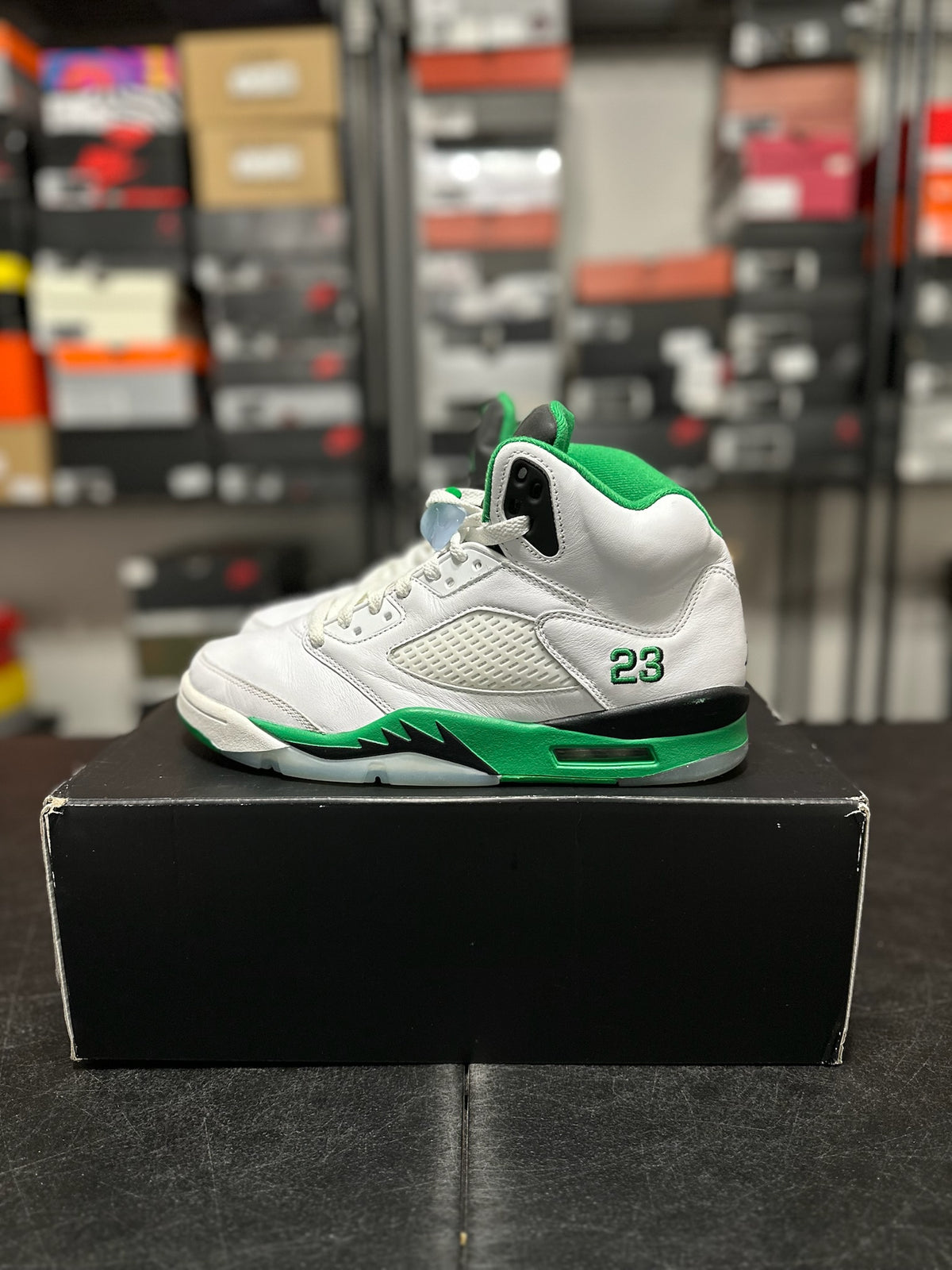 Size 8.5 - (10W) J5 Lucky Green