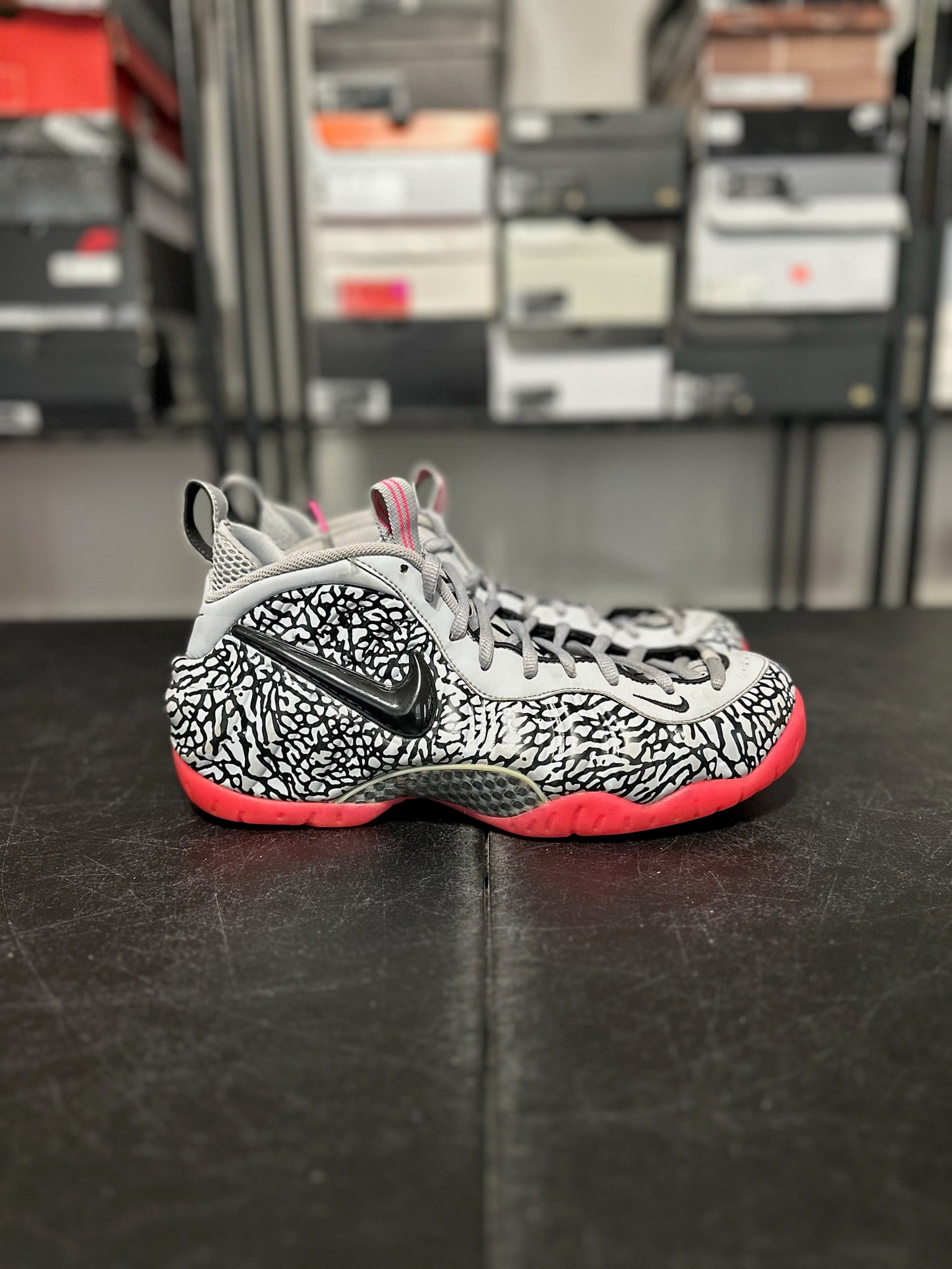 Size 11.5 - Foamposite Pro Elephant Print