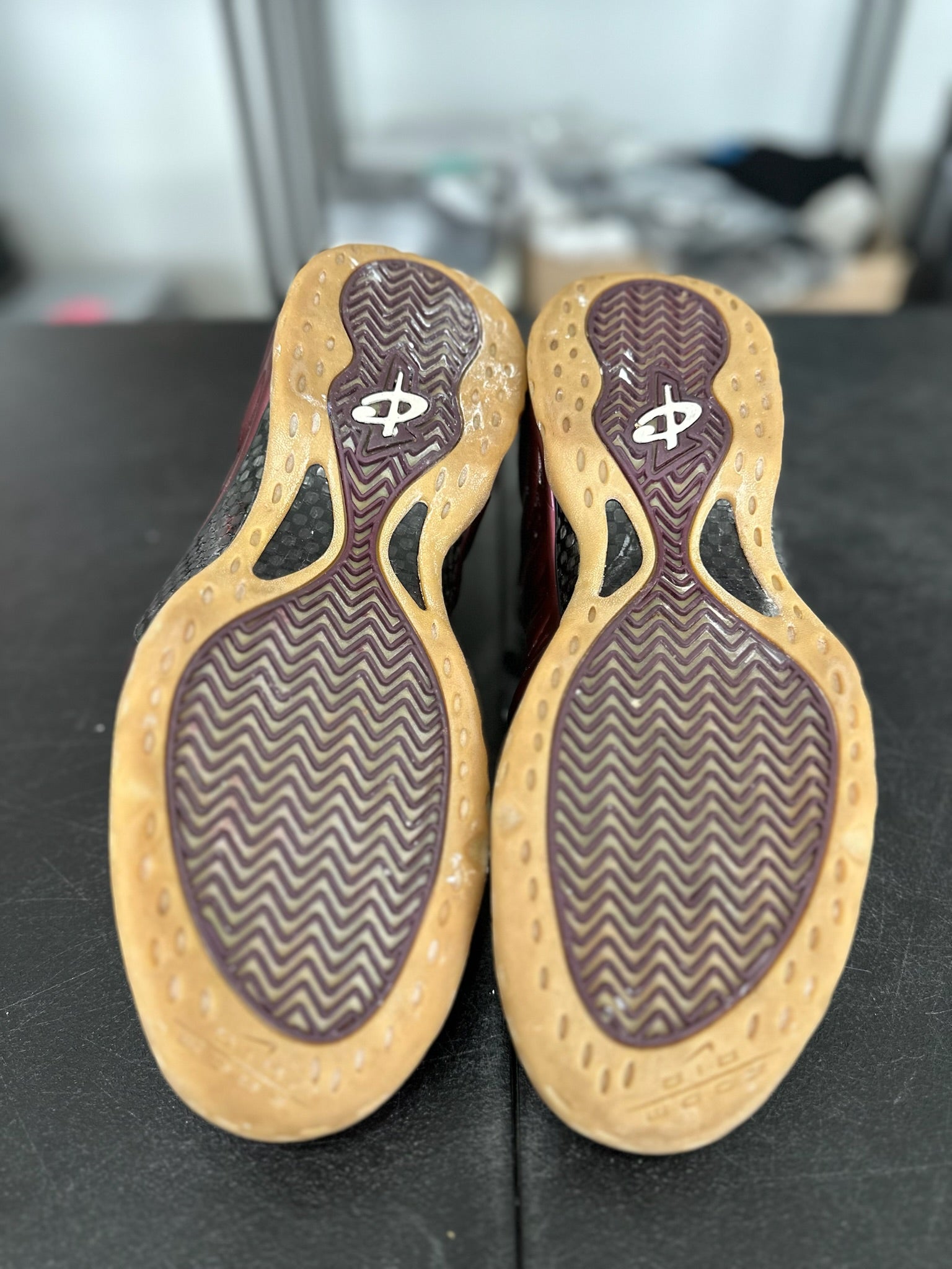 Size 12 - Foamposite 1 Maroon