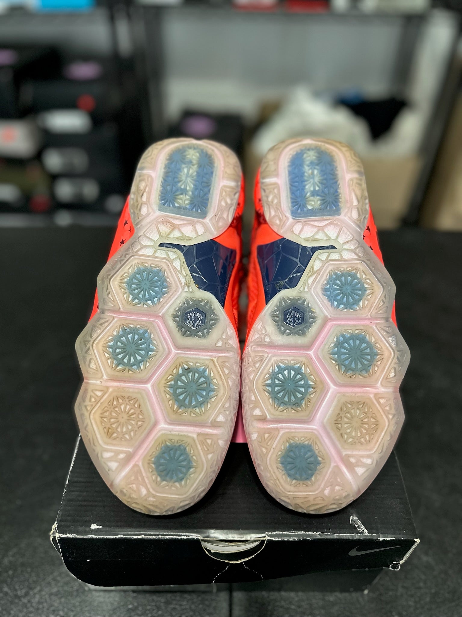 Size 7Y - LeBron 12 Independence Day