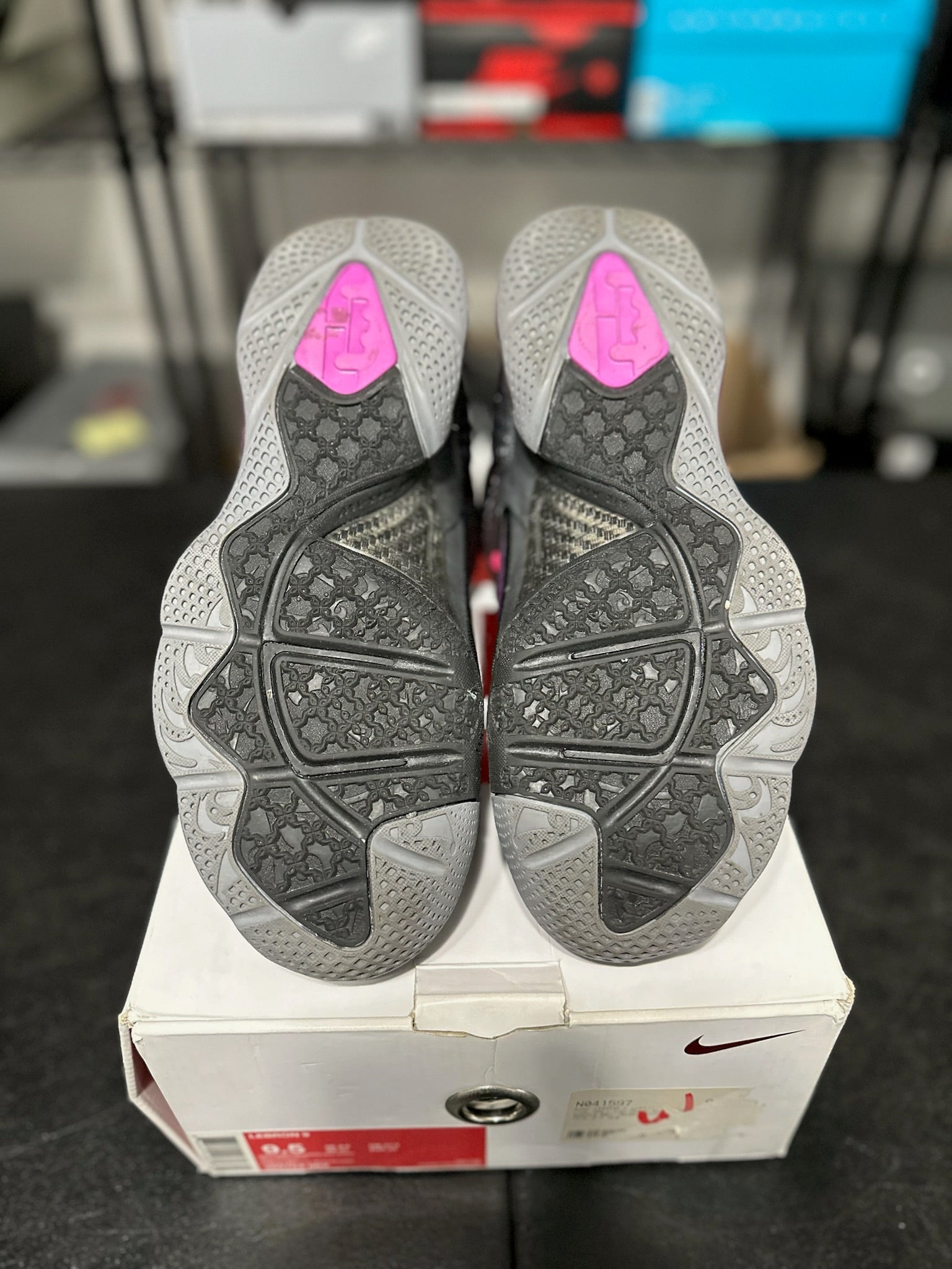 Size 9.5 - LeBron 9 Miami Nights
