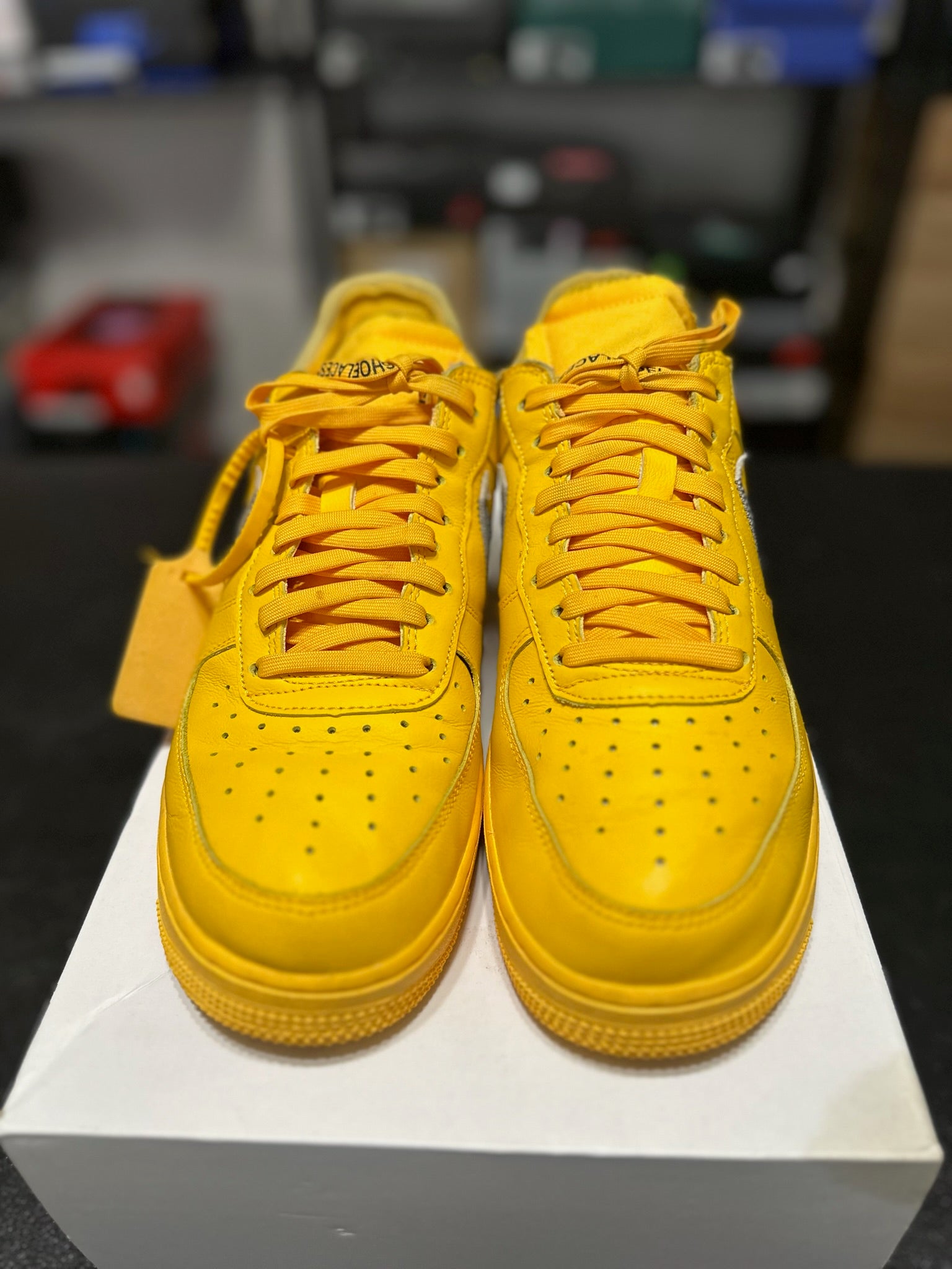 Size 9 - AF 1 Off White ICA University Gold