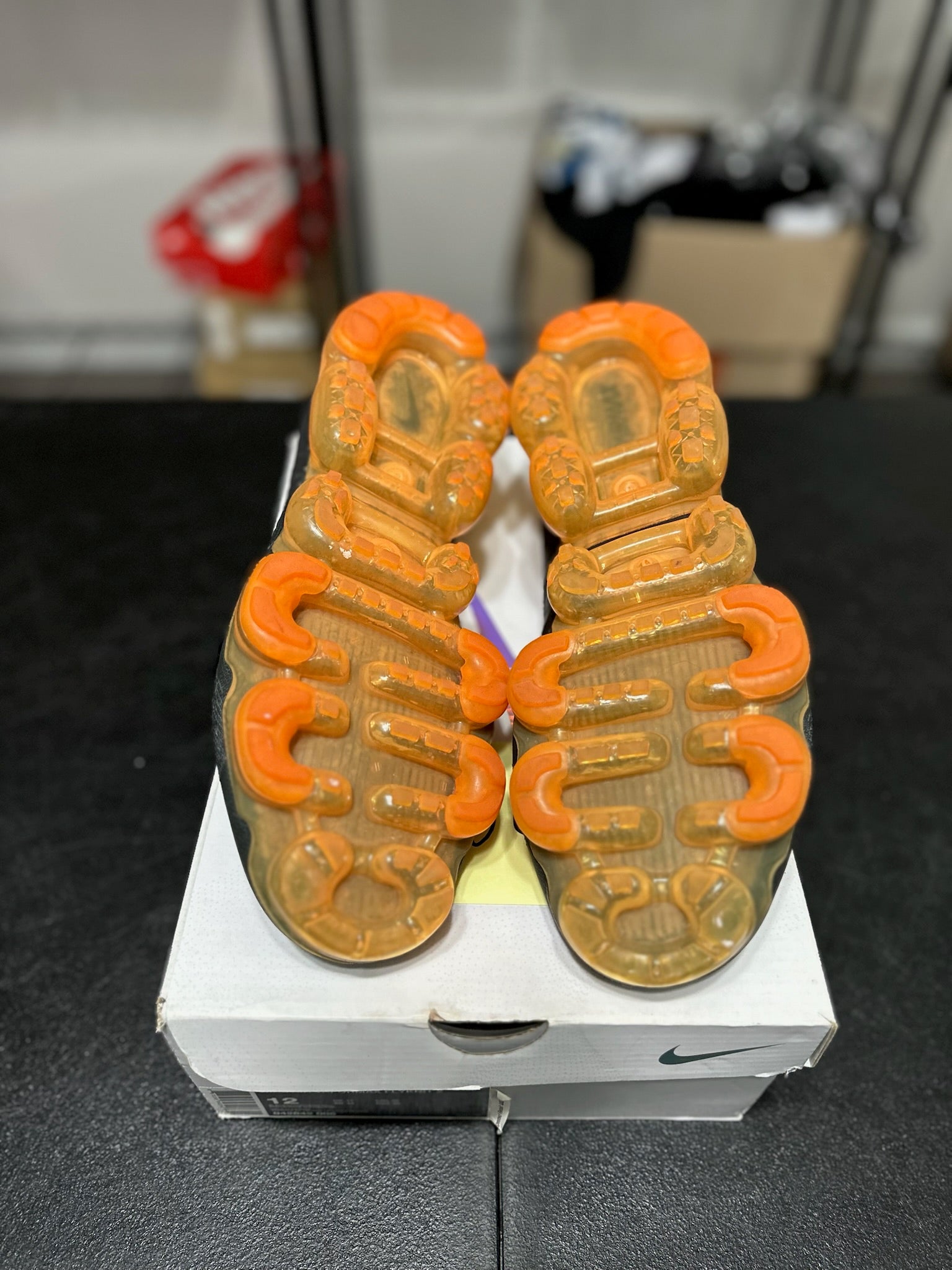 Size 11.5 - VaporMax 2 Black Orange