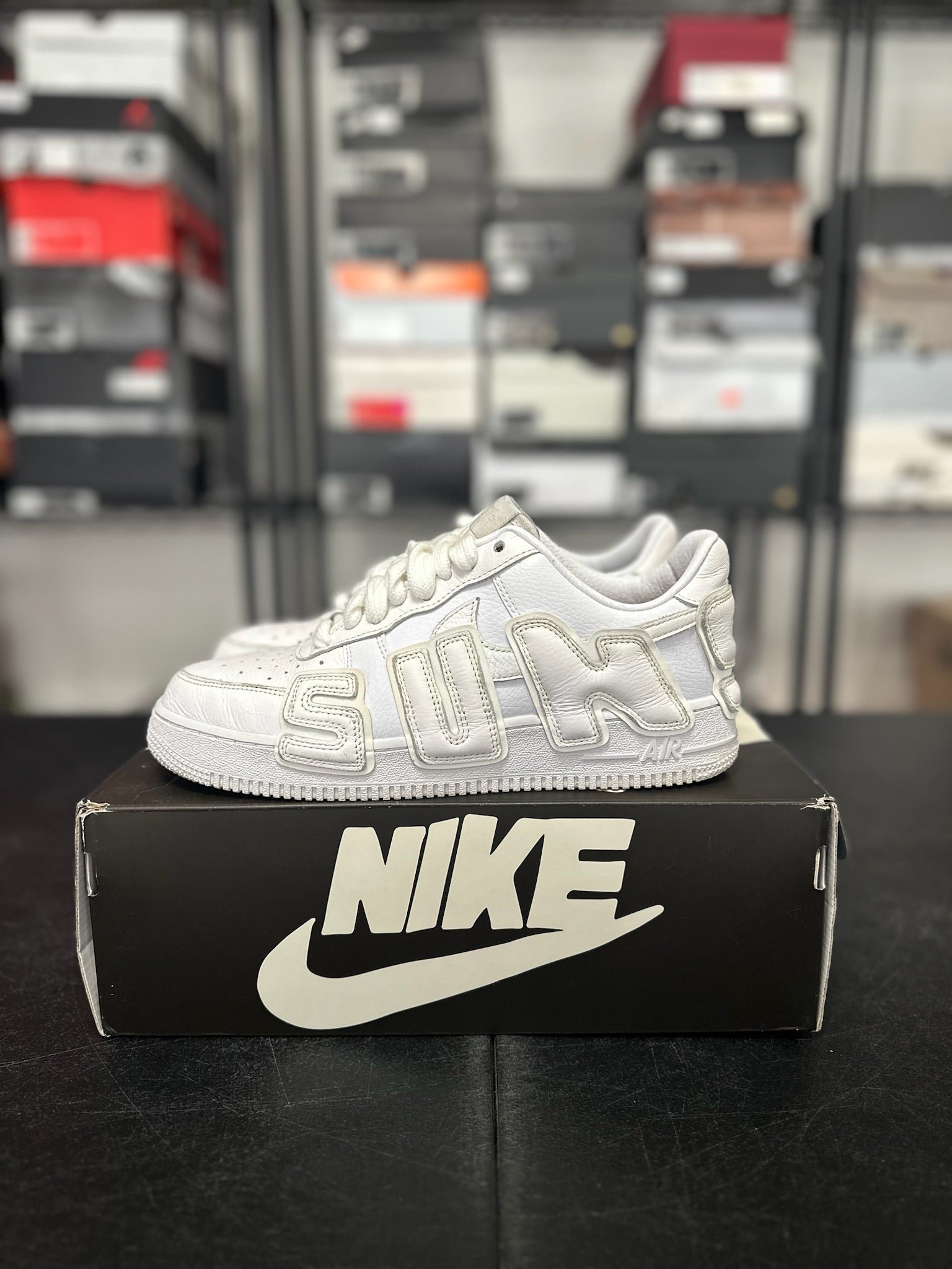 Size 8 - AF 1 Low Cactus Plant Flea Market White