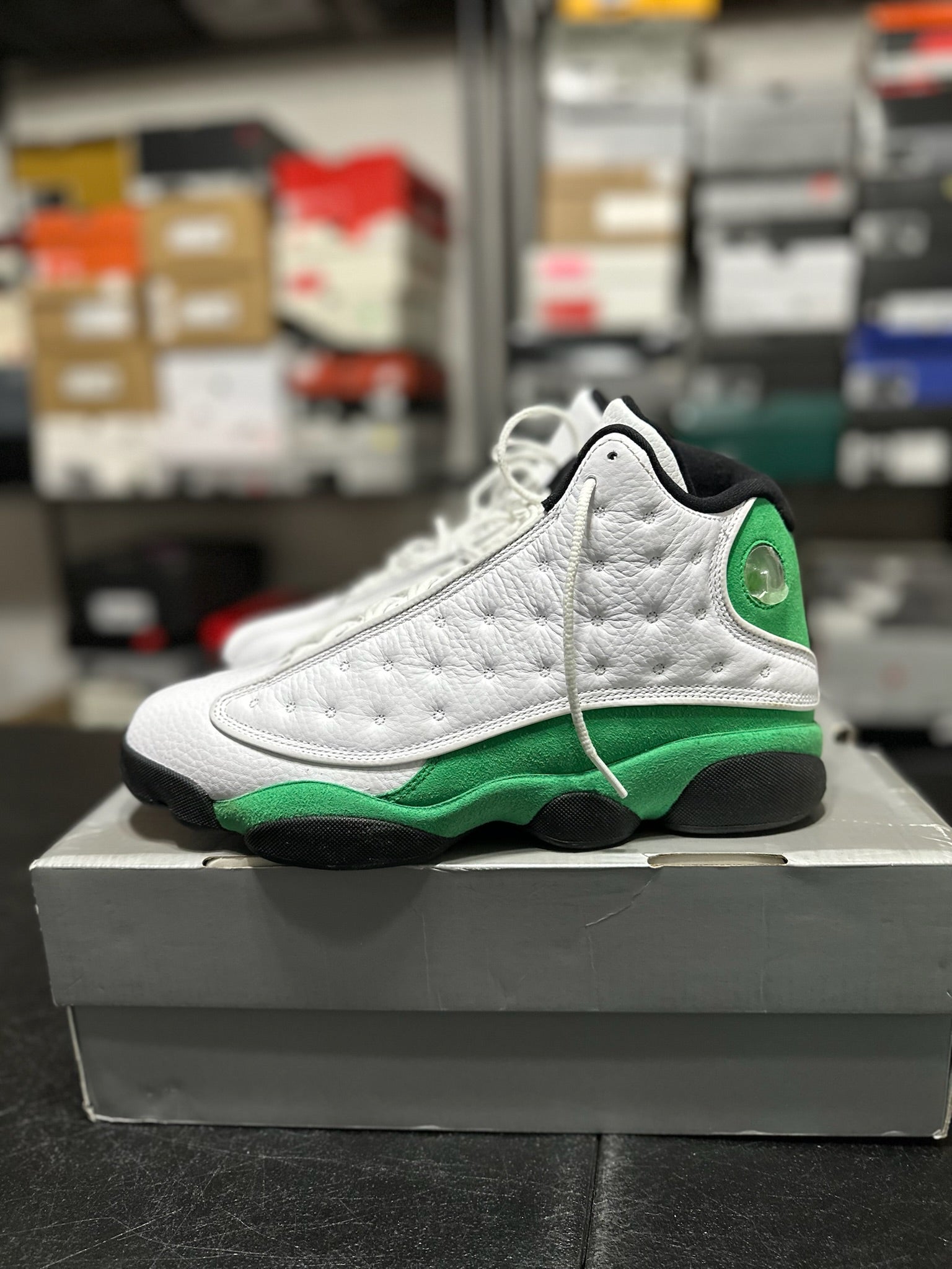 Size 10 - J13 White Lucky Green