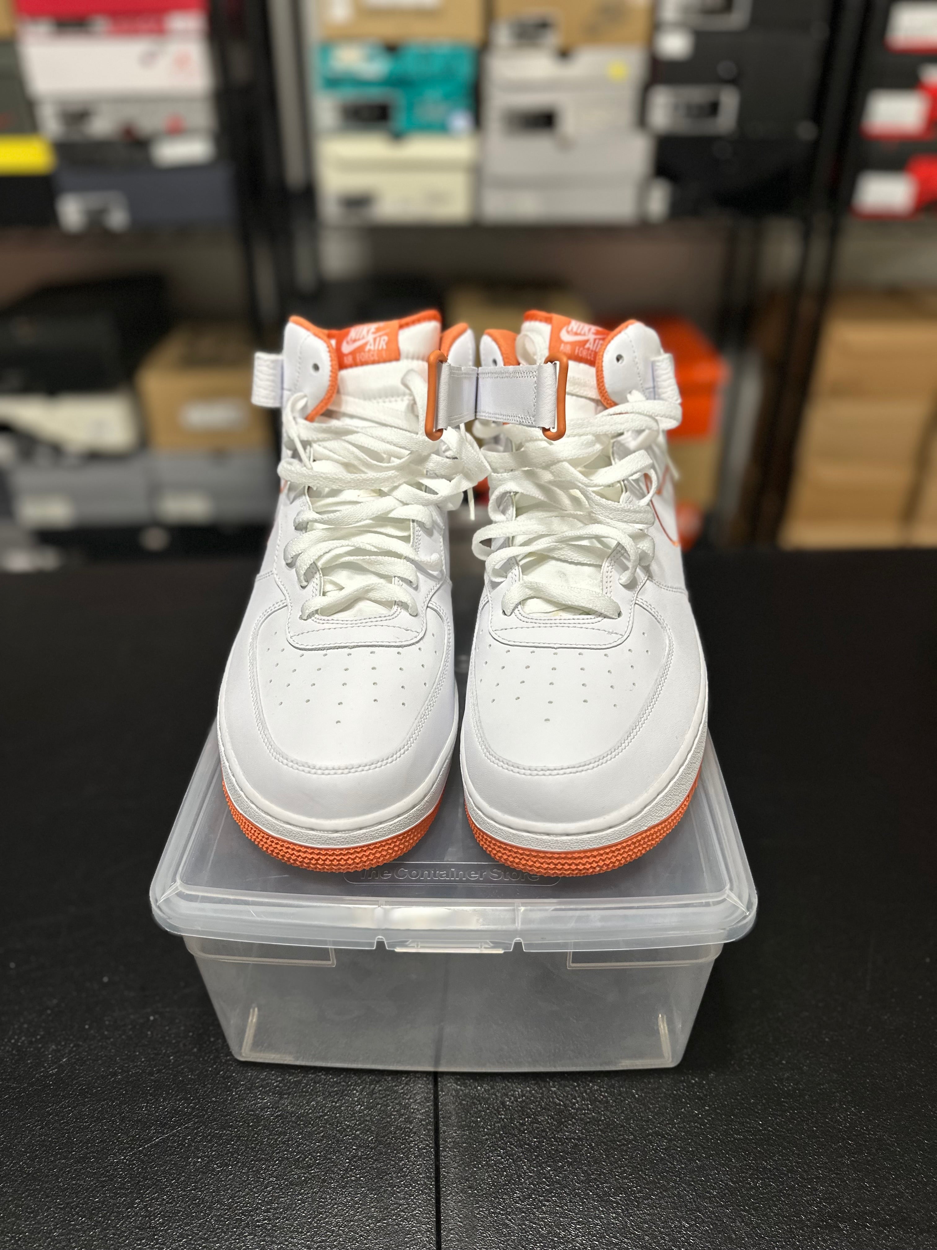 Size 14 - Air Force one mid terra orange