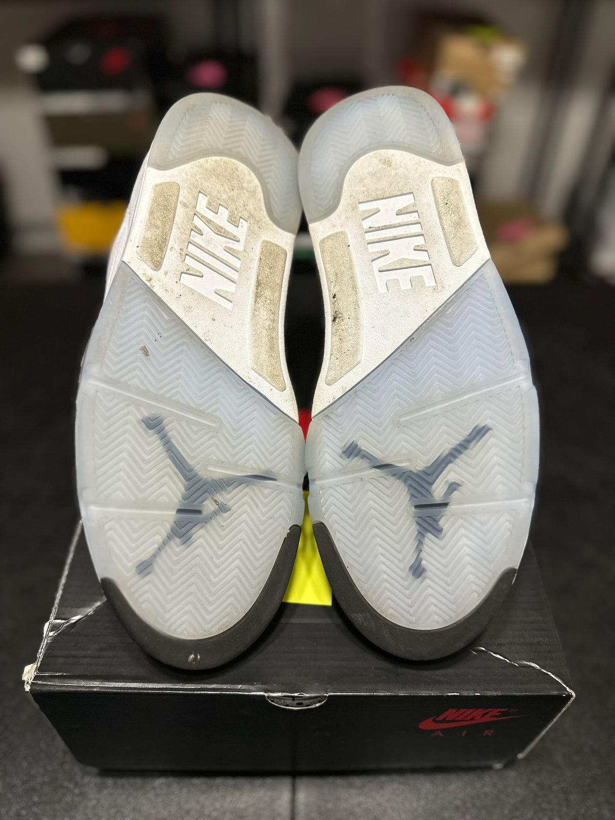 Size 10.5 - J5 White Metallic