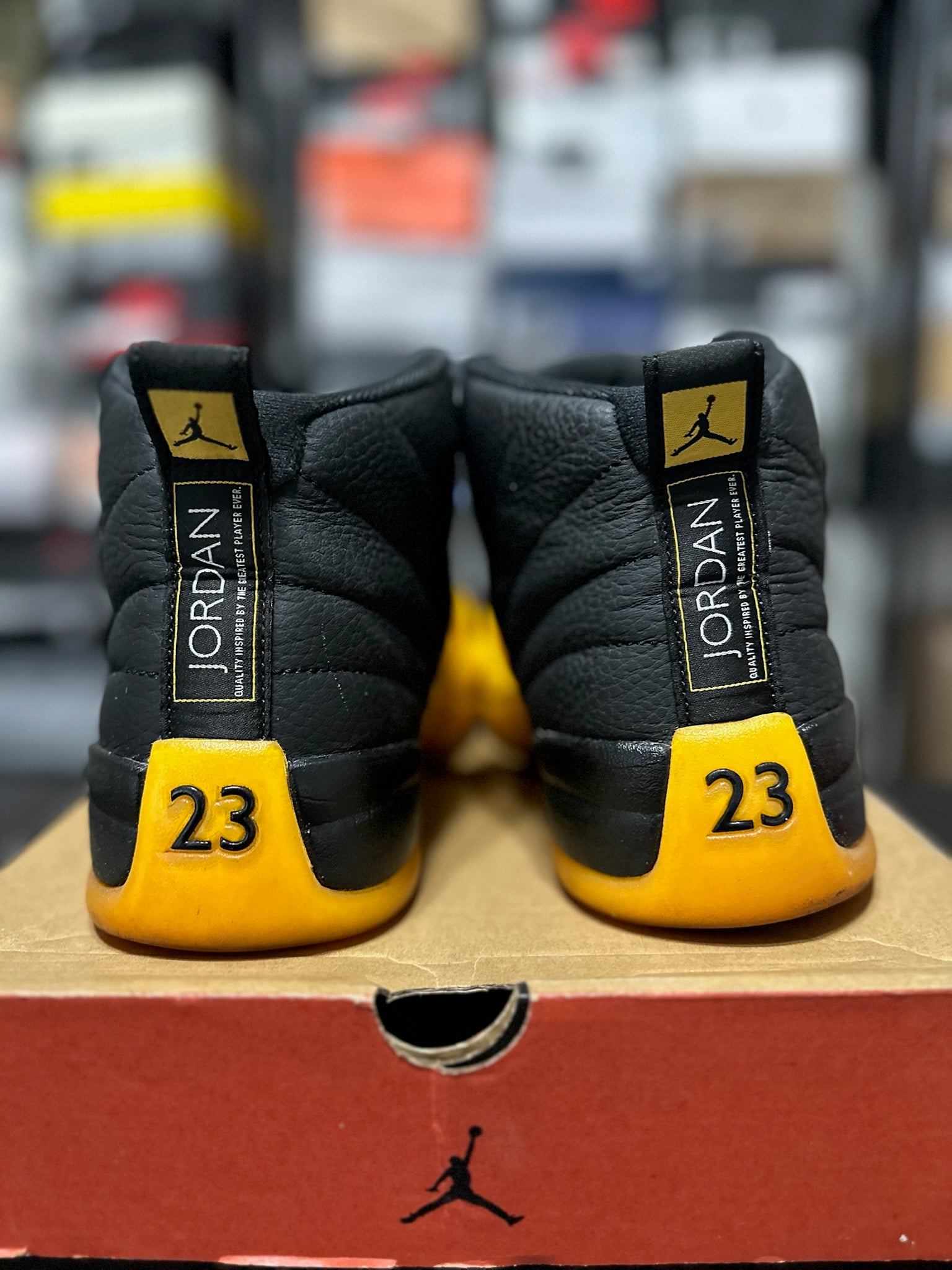 Size 11 - J12 Black University Gold