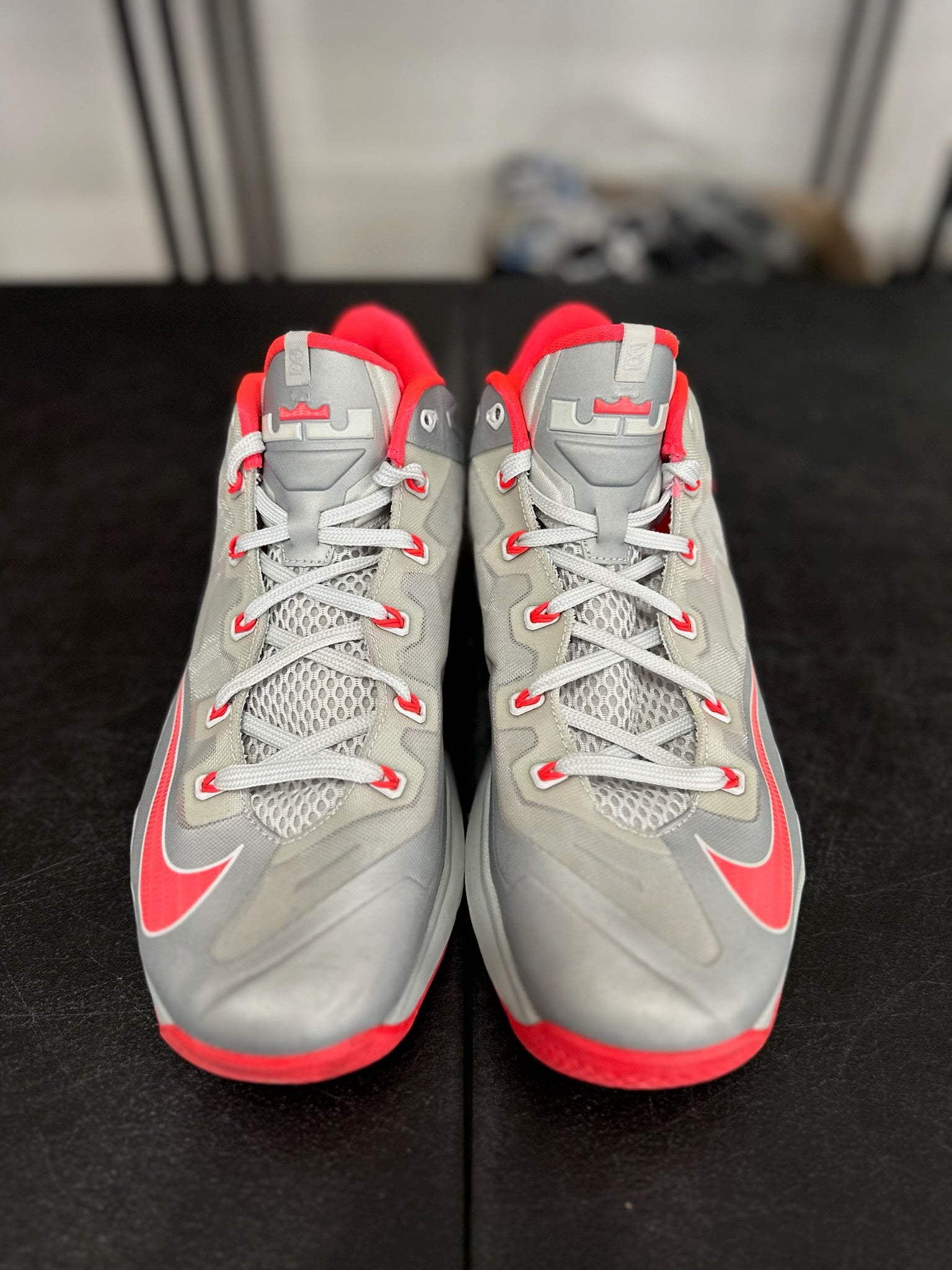 Size 11.5 - LeBron 11 Low Laser Crimson