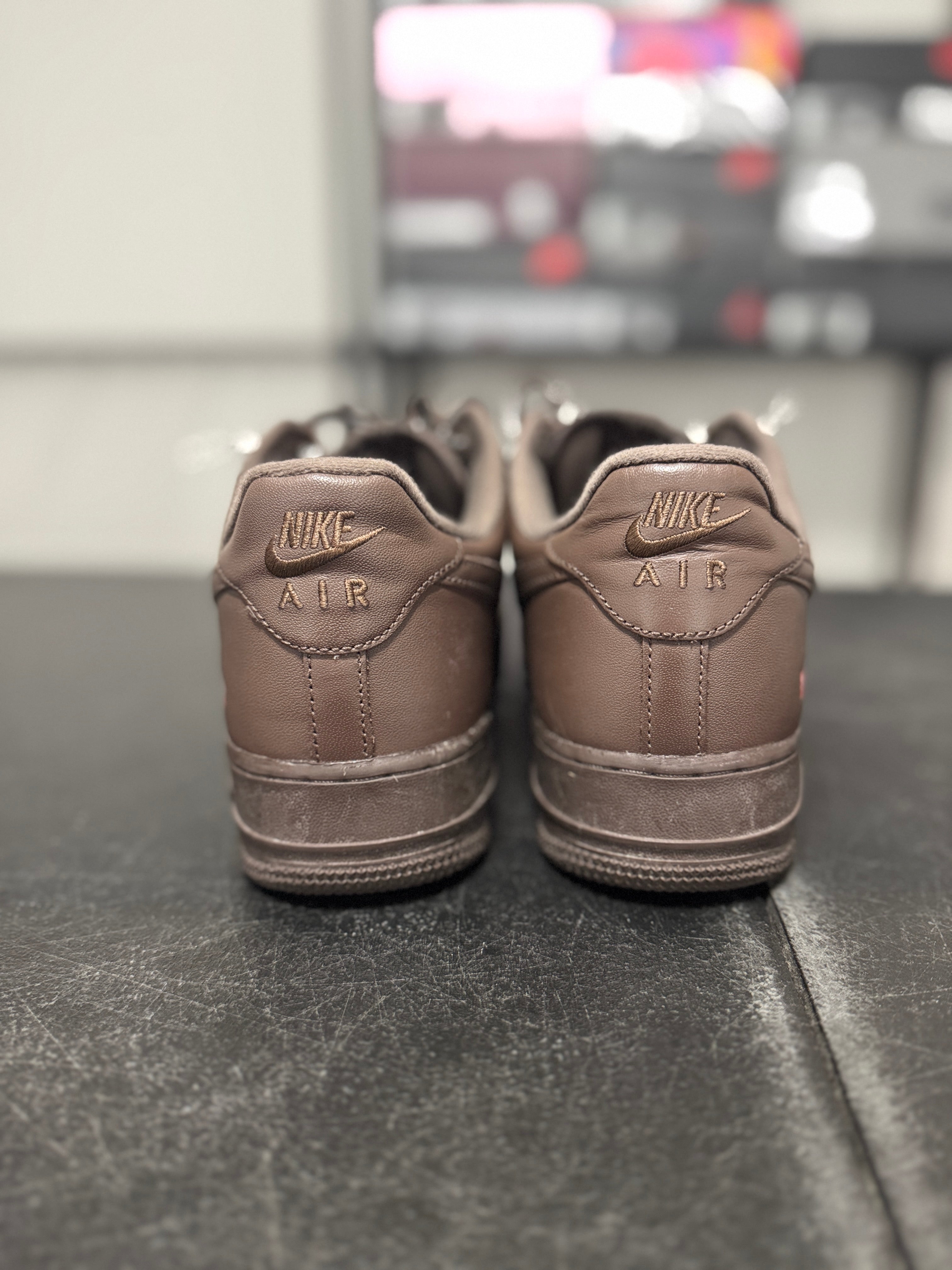 Size 10.5 - AF1 supreme Brown