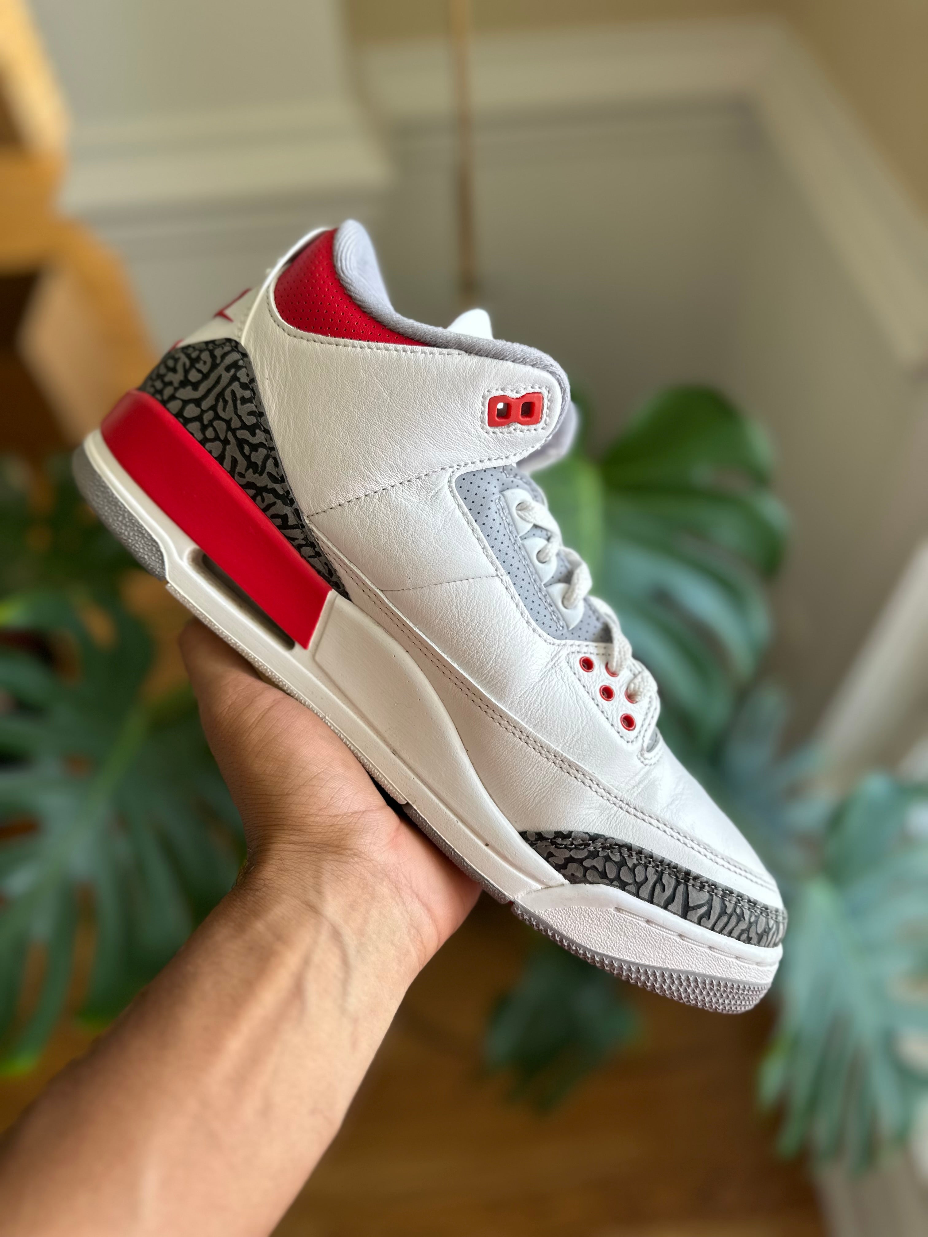 Size 11.5 - J3 fire red
