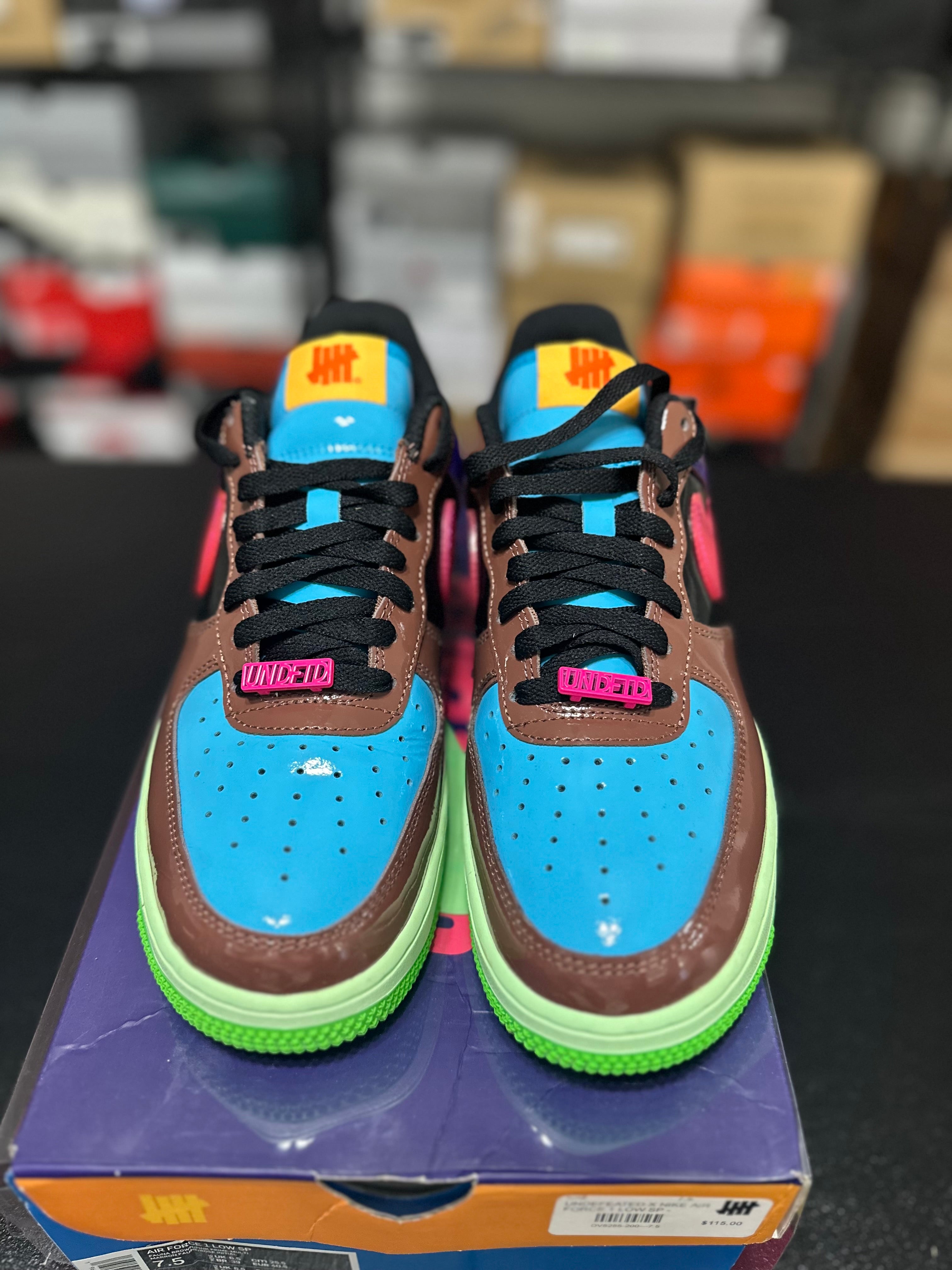 Size 7.5 - AF1 undefeated pink prime