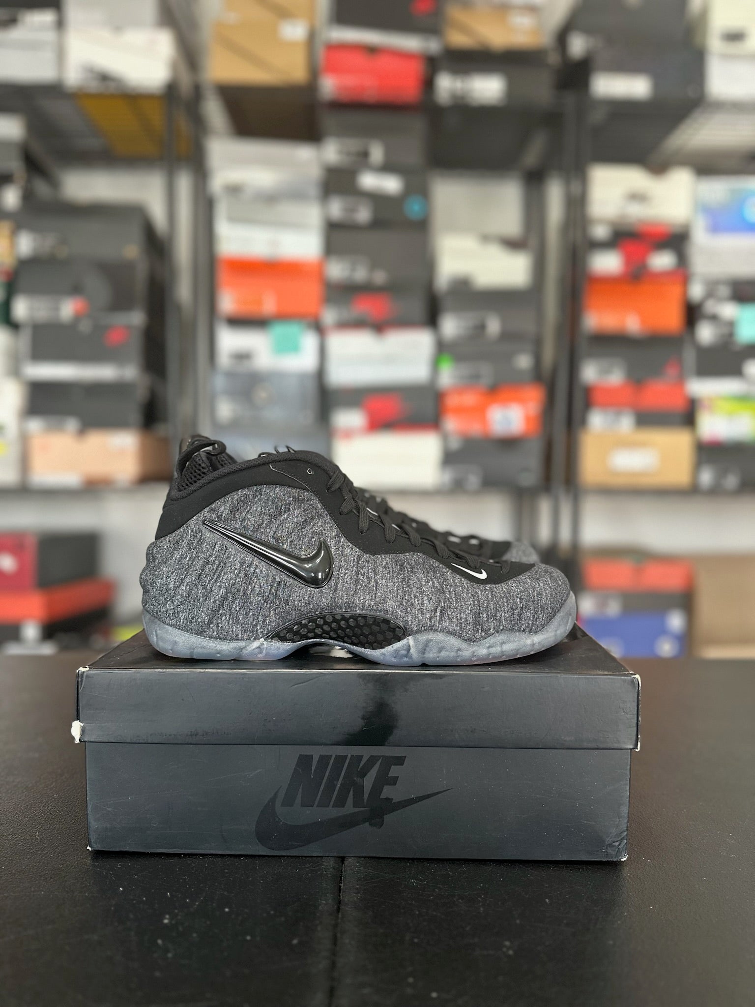 Size 10 - Foamposite Pro Wool Fleece DS