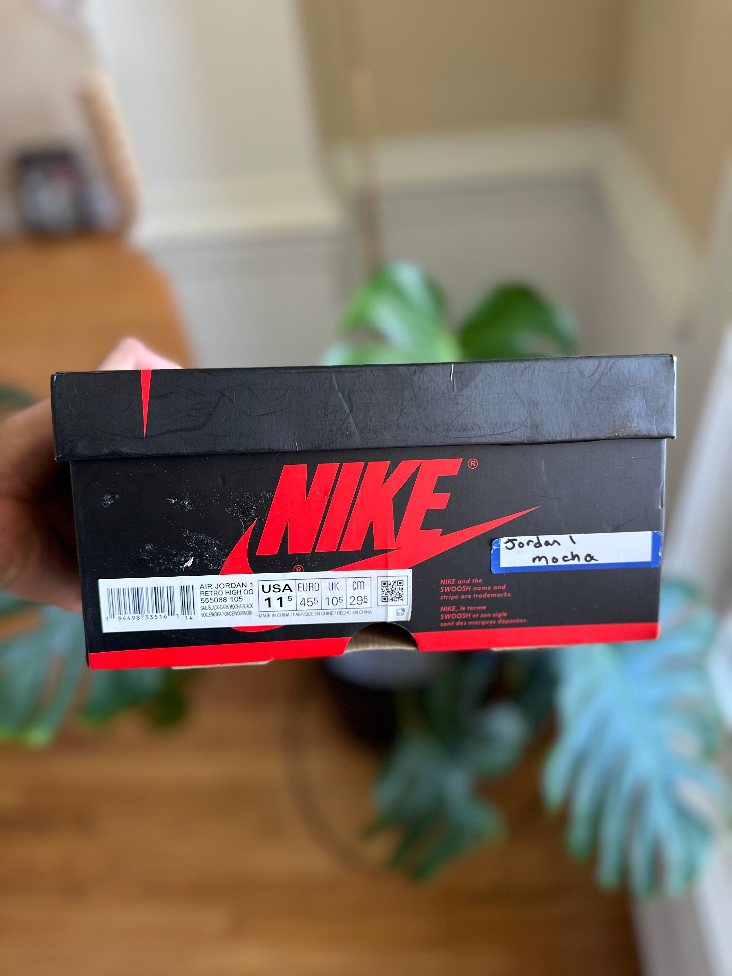 Size 11.5 - J1 high mocha