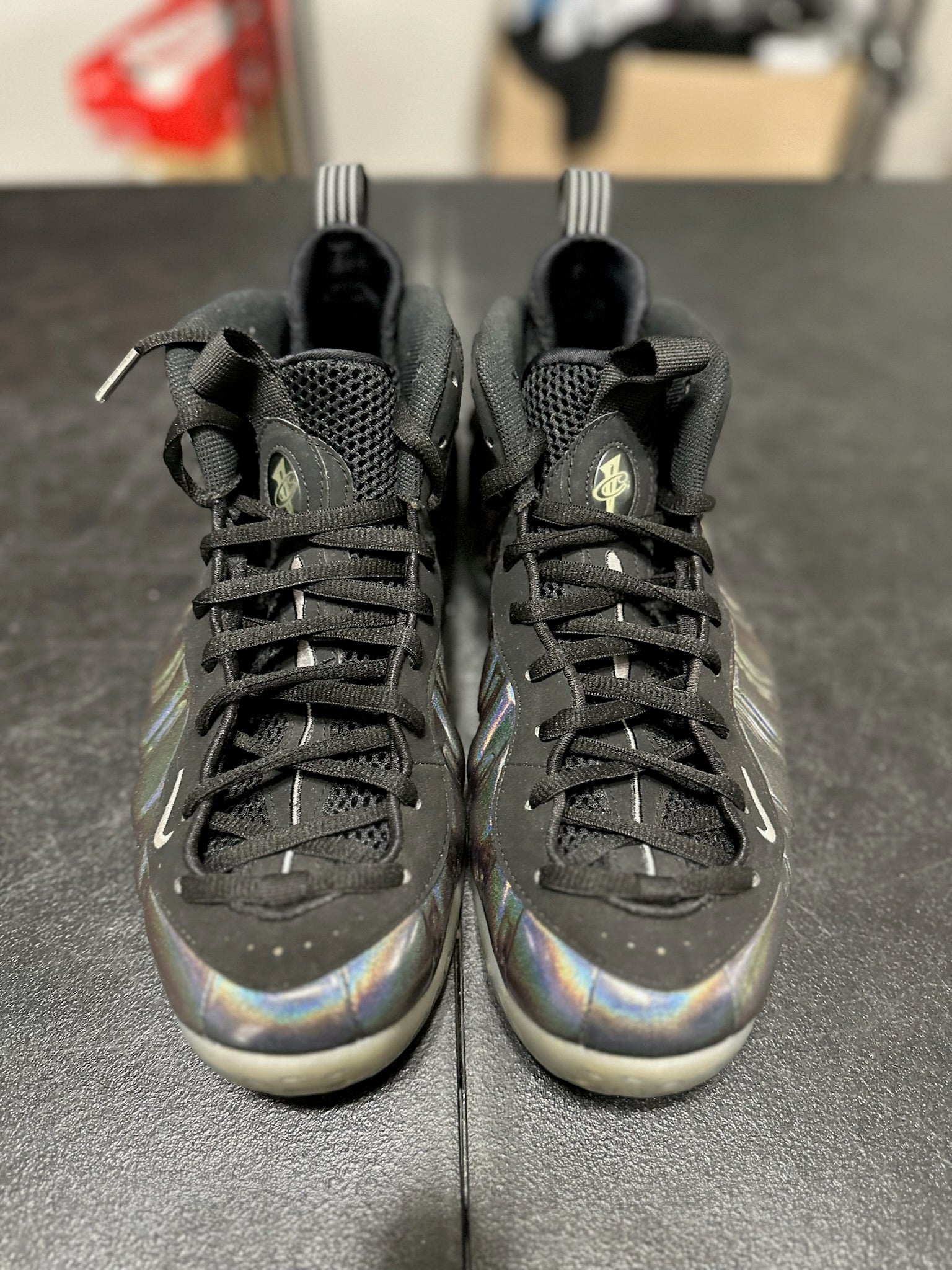 Size 11 - Foamposite 1 Hologram