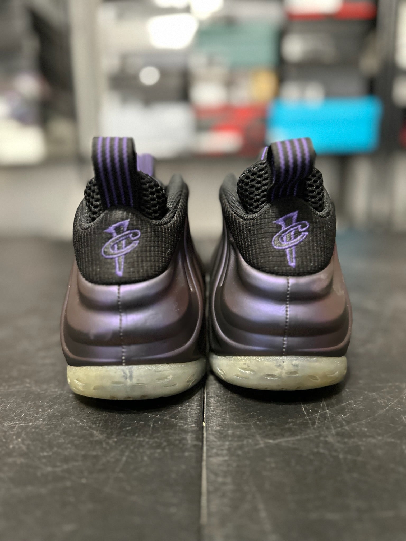 Size 9 - Foamposite 1 Eggplant