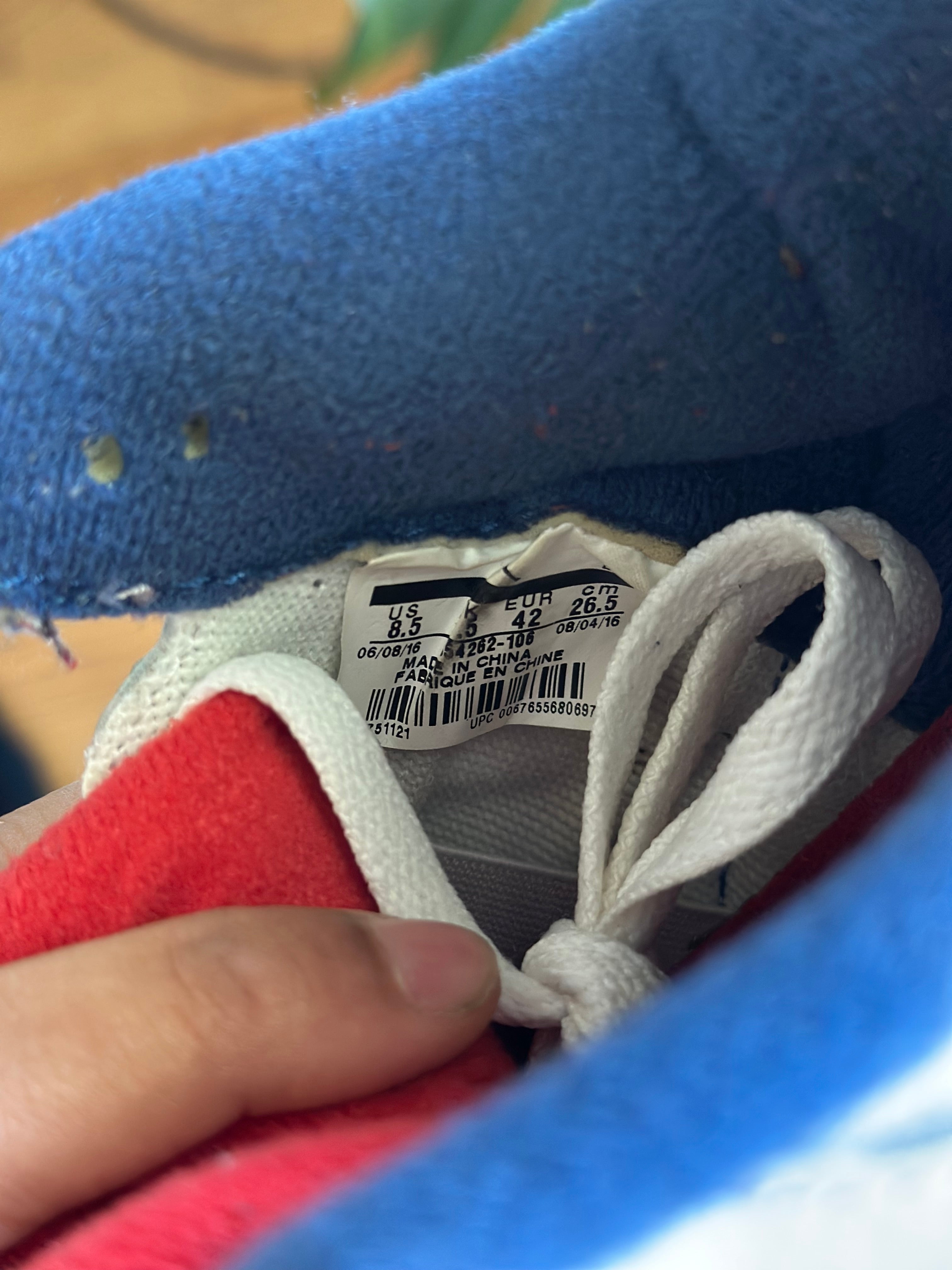 Size 8.5 - J3 true blue