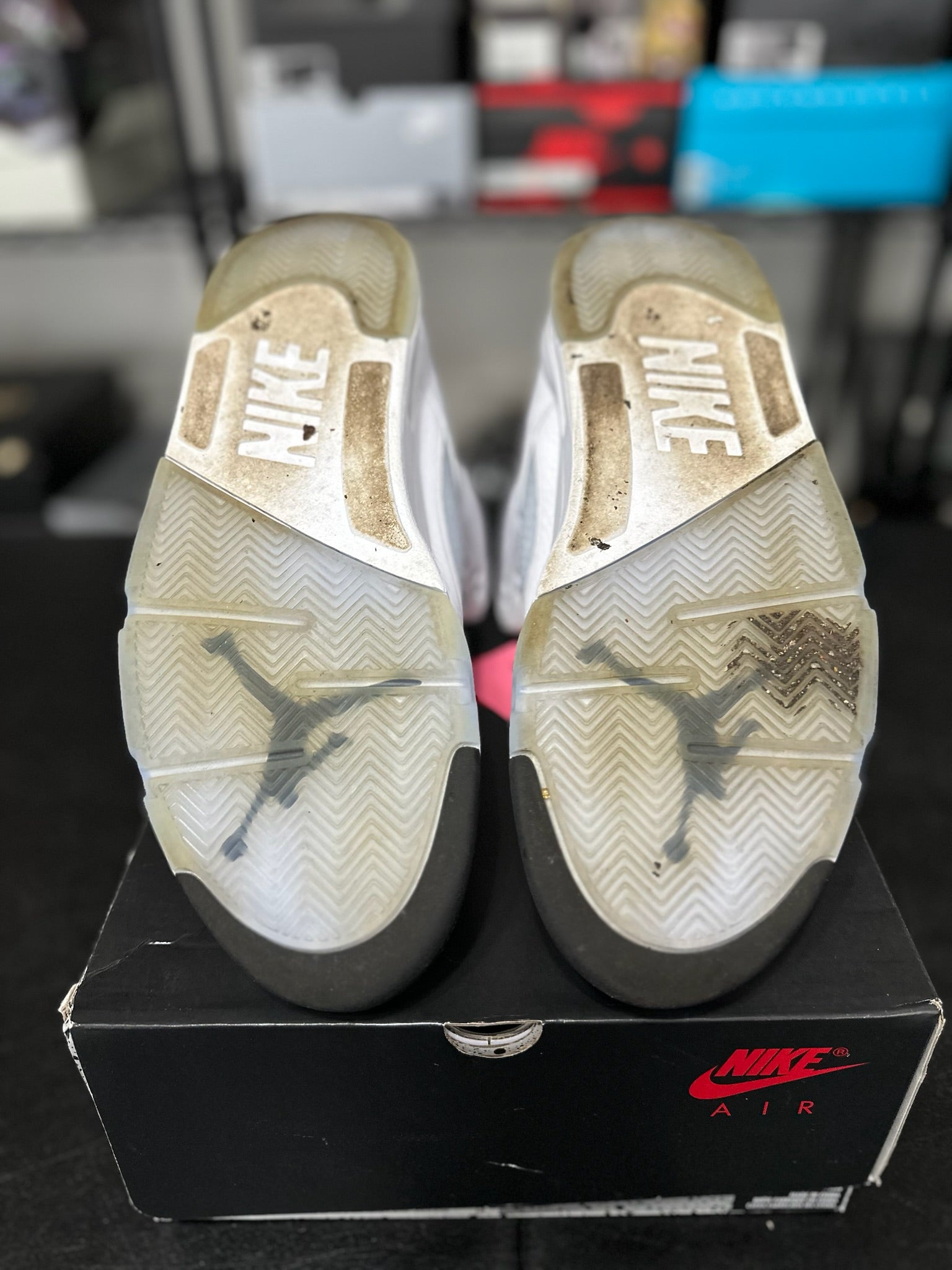 Size 10.5 - J5 White Metallic
