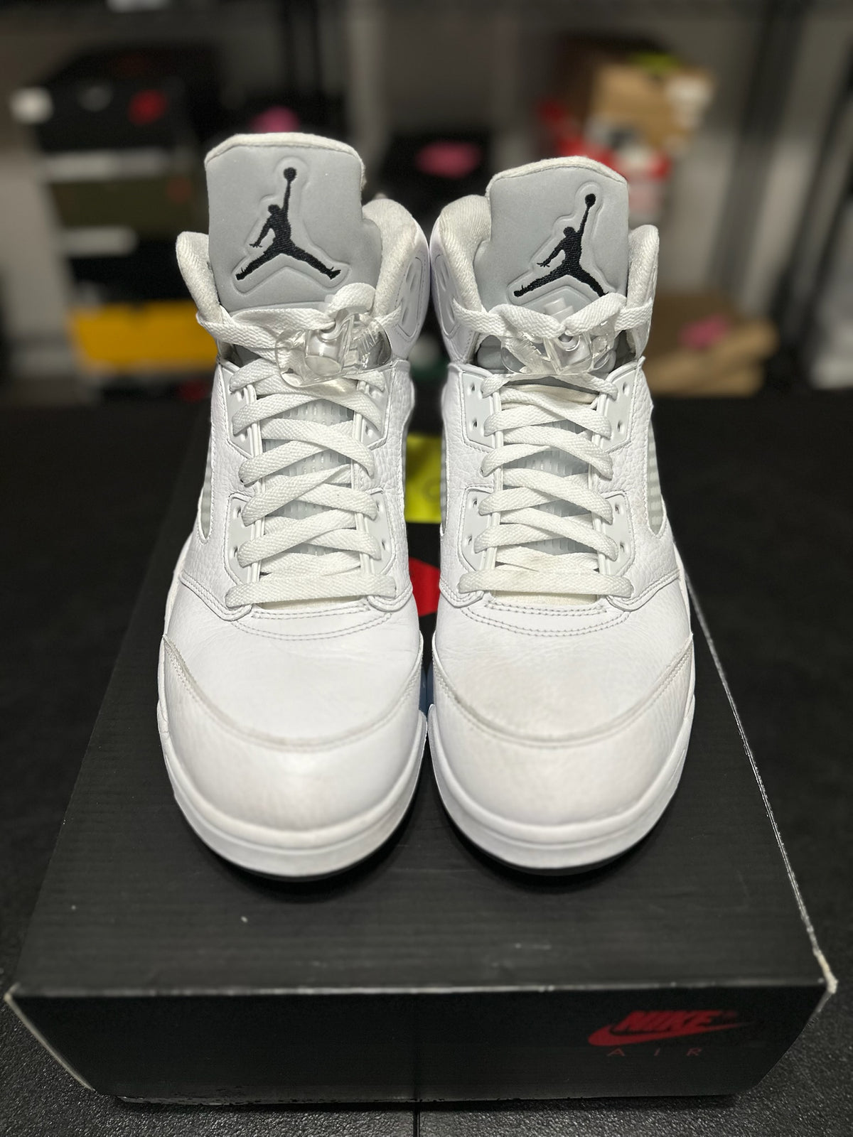 Size 10.5 - J5 White Metallic