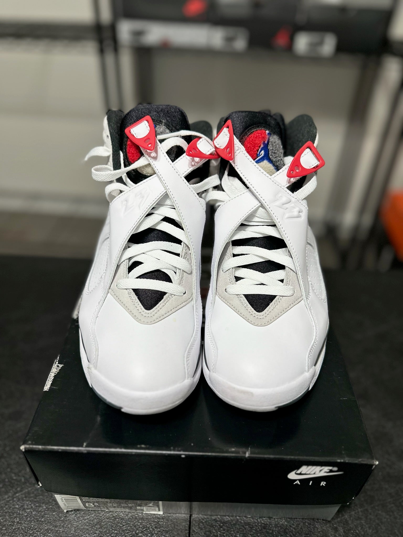 Size 8.5 - J8 White True Red