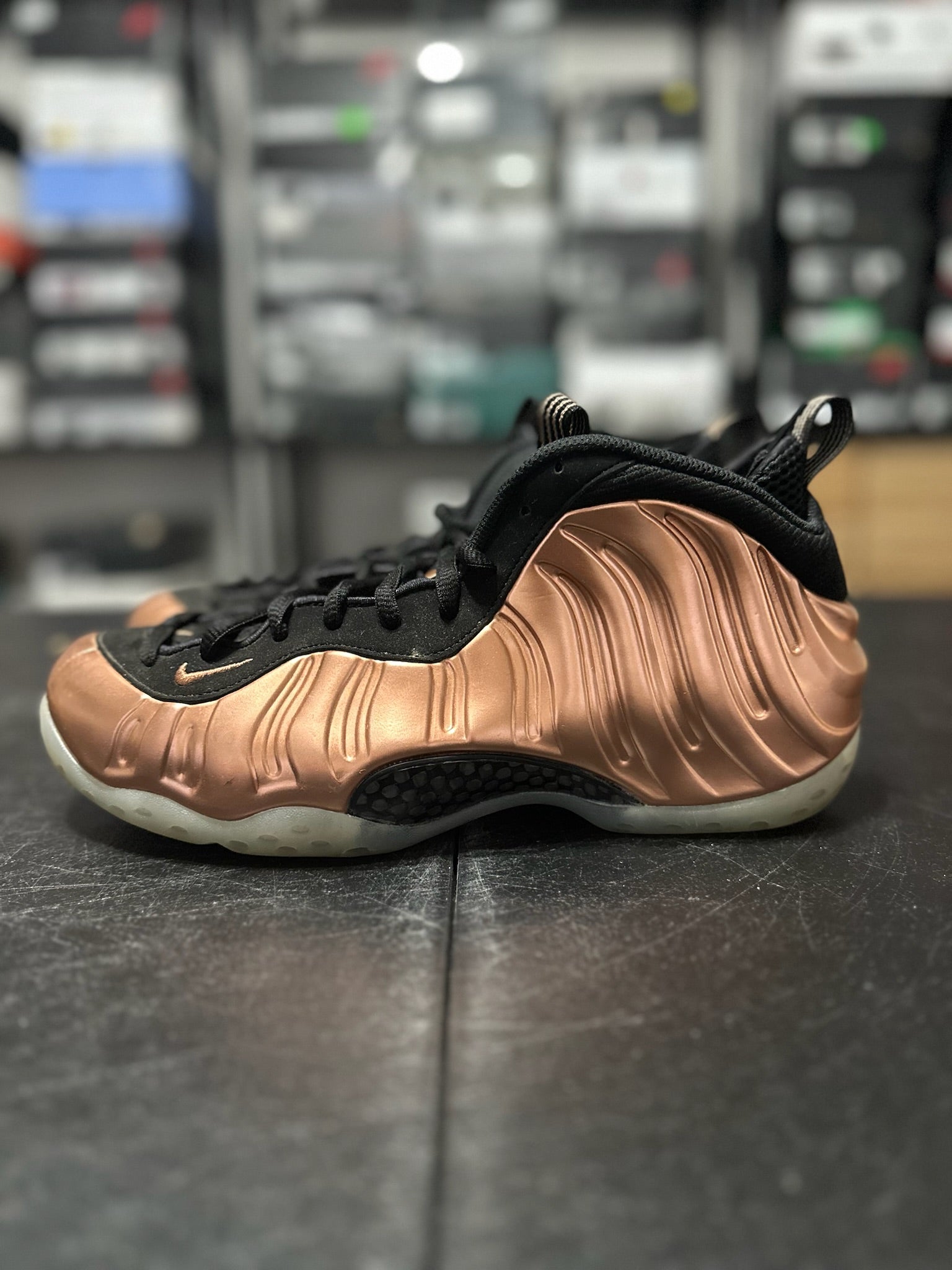 Size 9.5 - Foamposite Copper