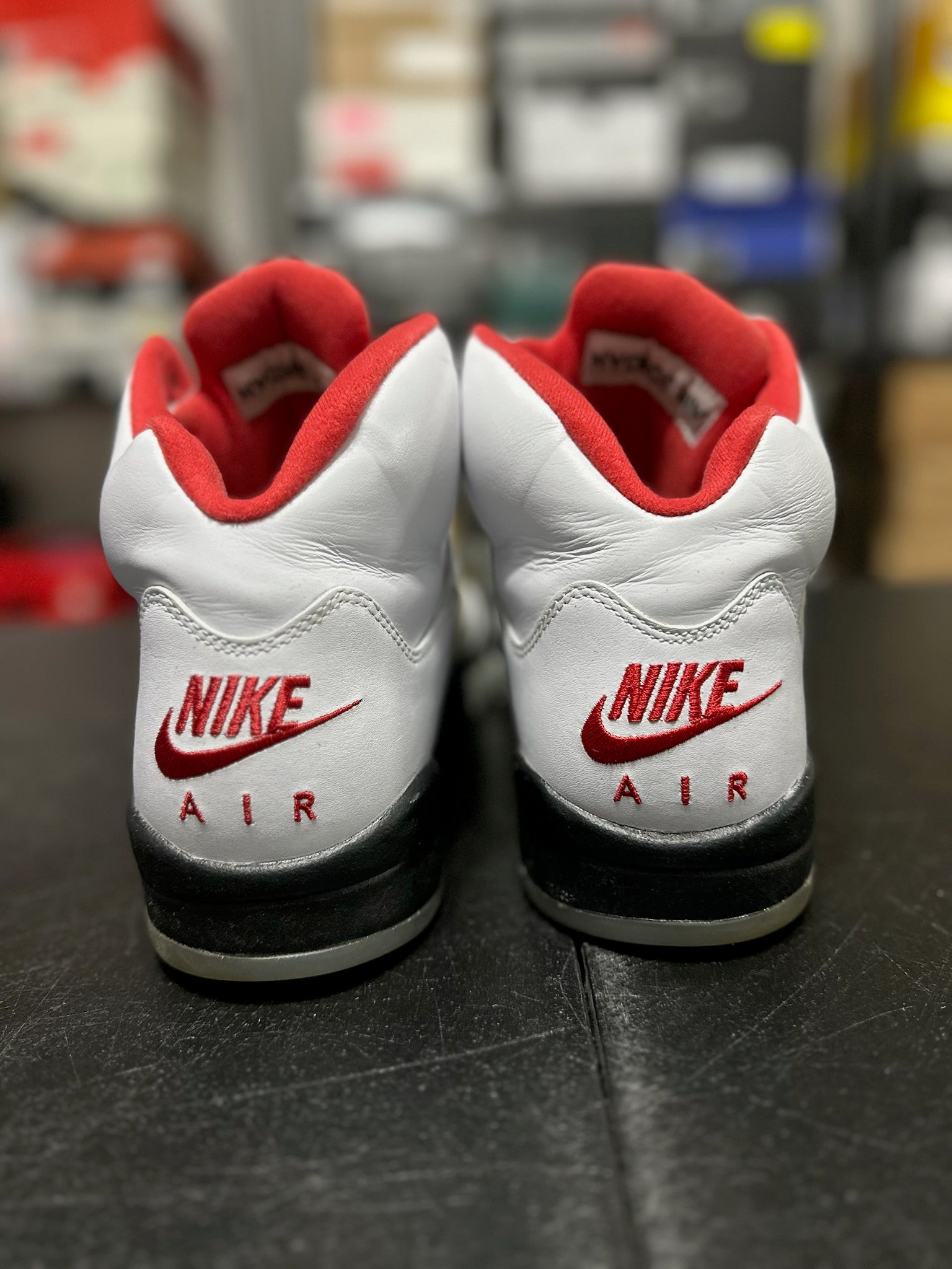 Size 11 - J5 Fire Red Silver Tongue